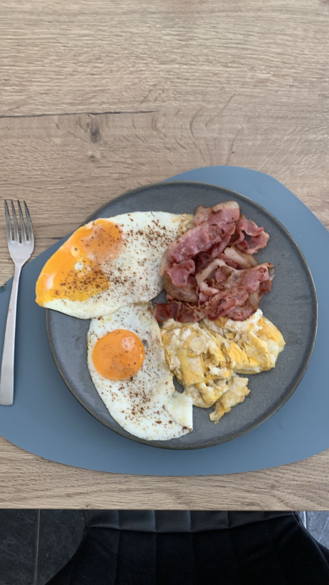 Eieren en spek ontbijt
