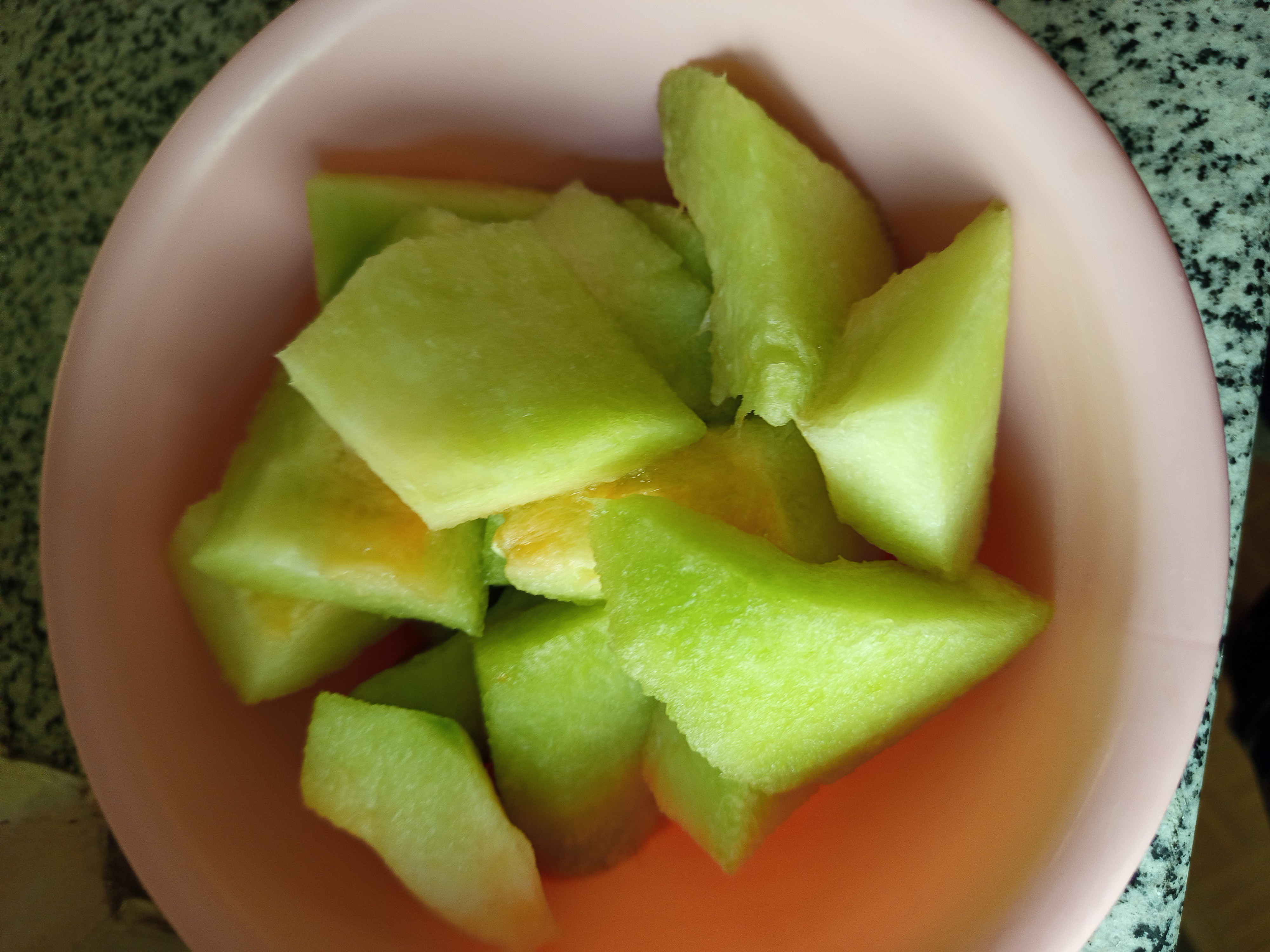 Honeydew melon bowl