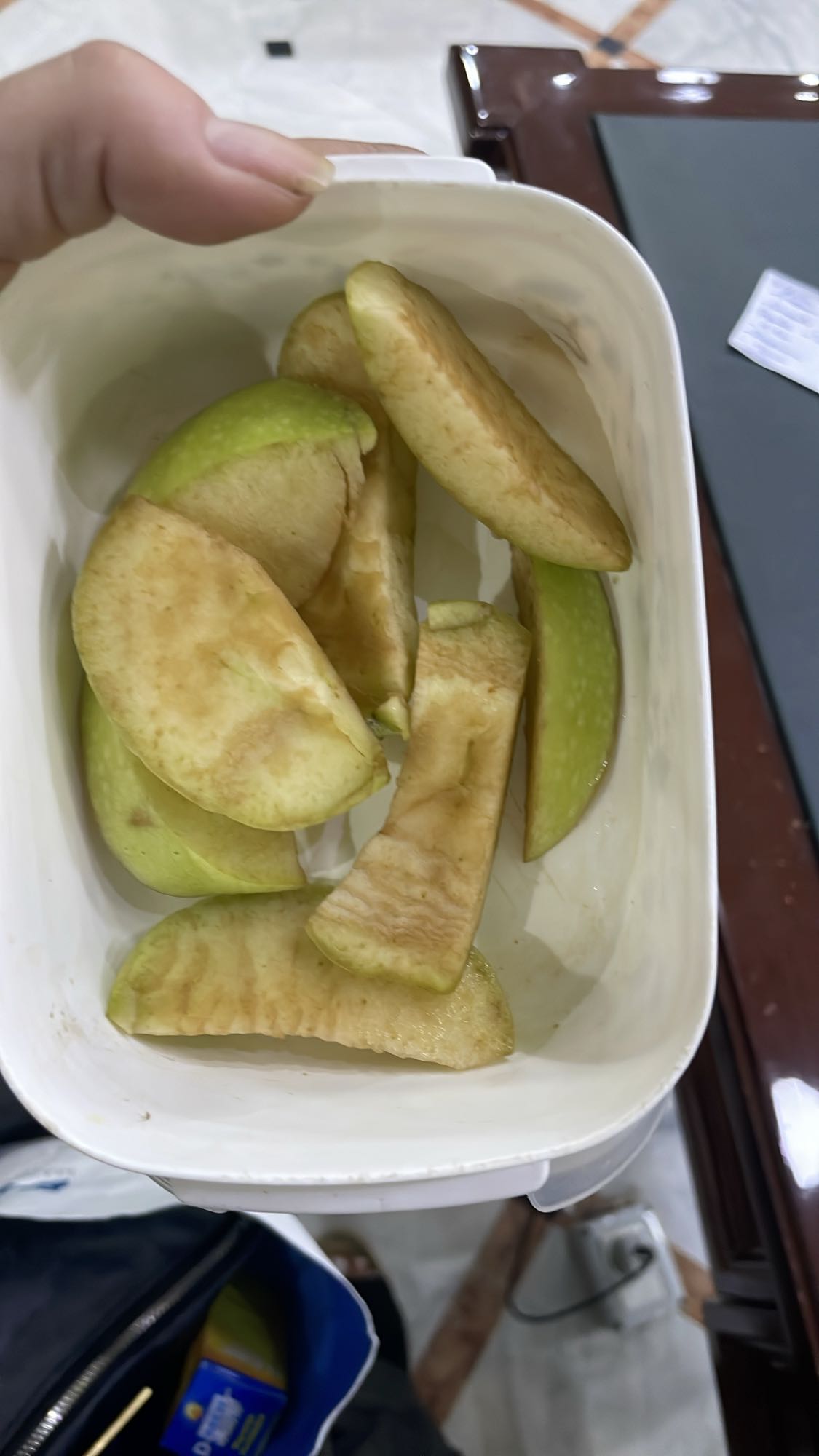 Sliced Green Apple