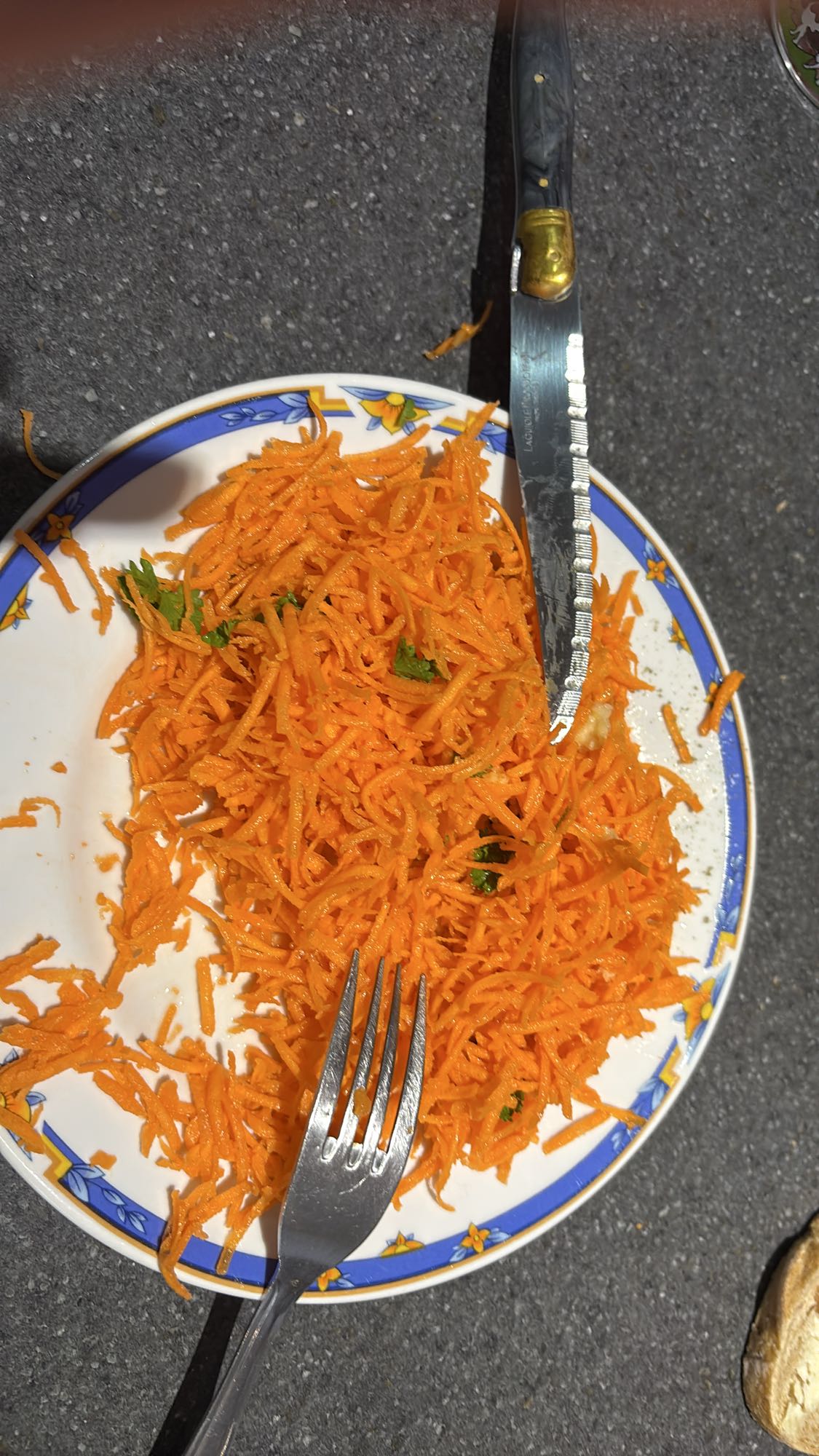 salade de carottes râpées