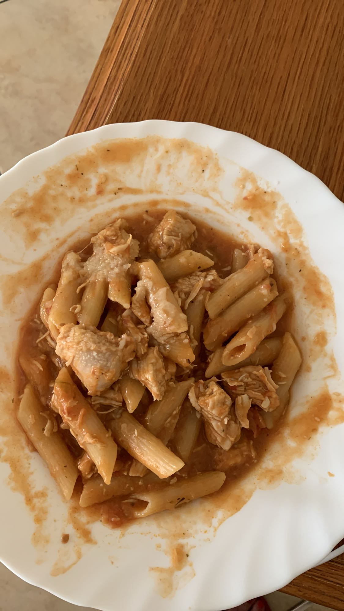 Makaron z kurczakiem