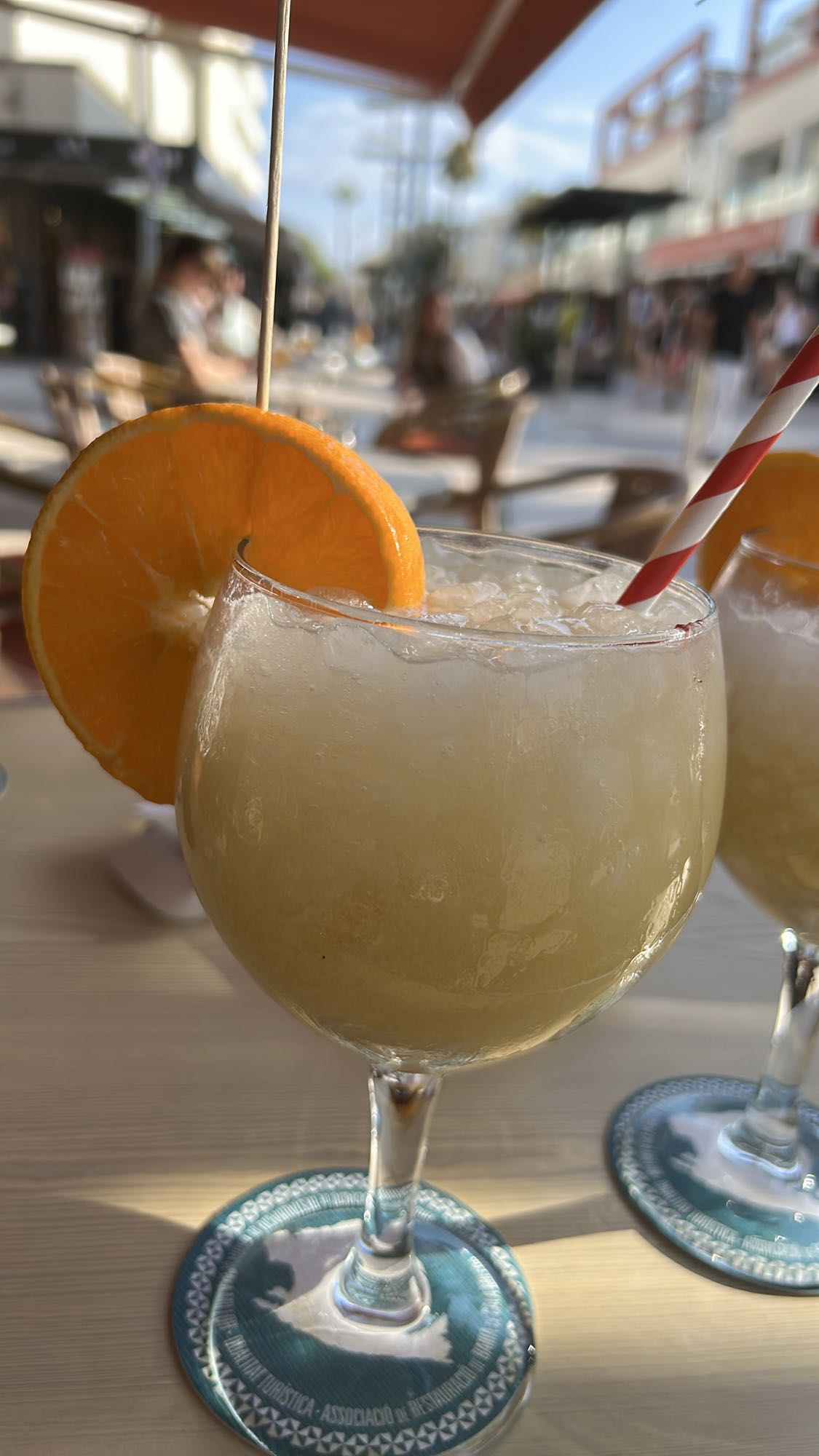 Cocktail met sinaasappel