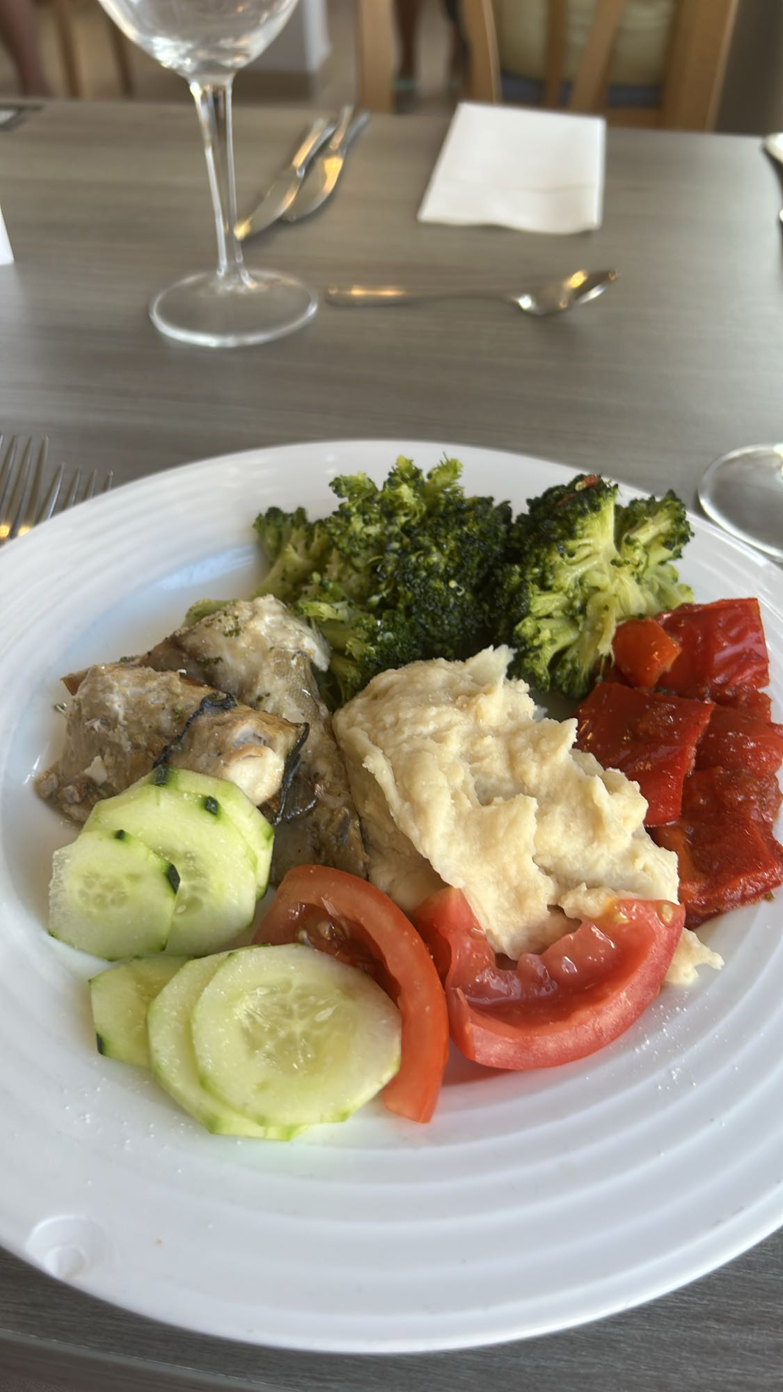 Balık ve Sebze Tabağı