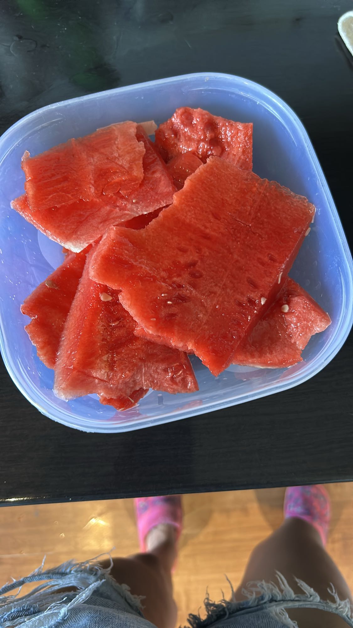 Felii de pepene roșu