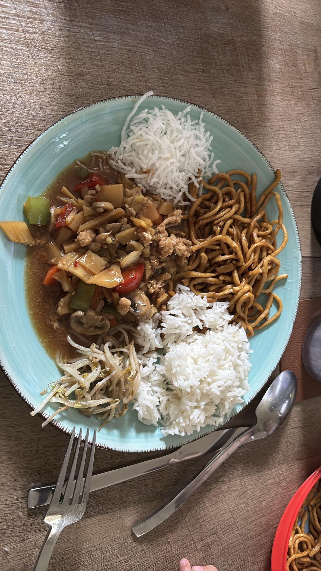 Aziatische mixschotel