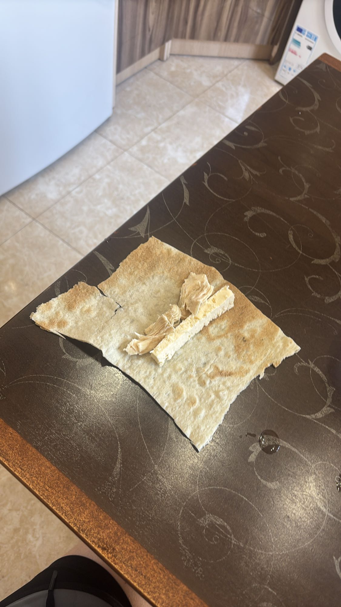 Flatbread Chicken Wrap