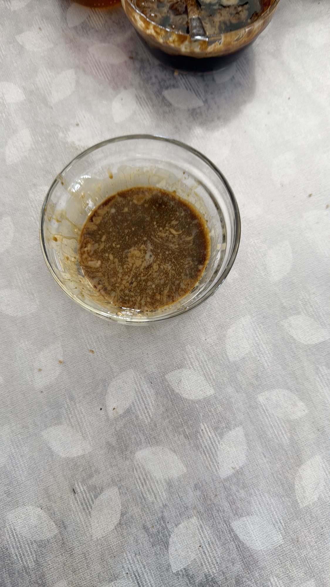 tahin pekmez karışımı