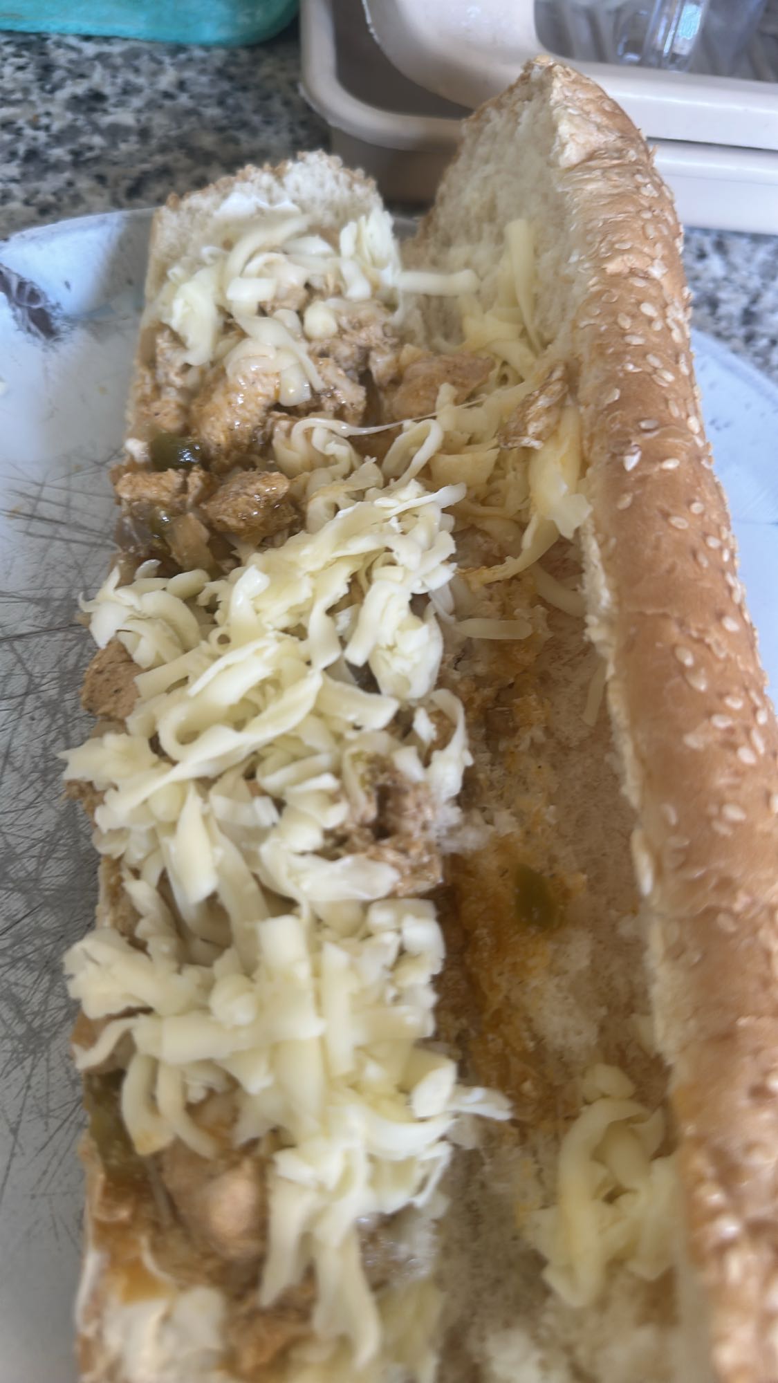 Cheesy Chicken Sub