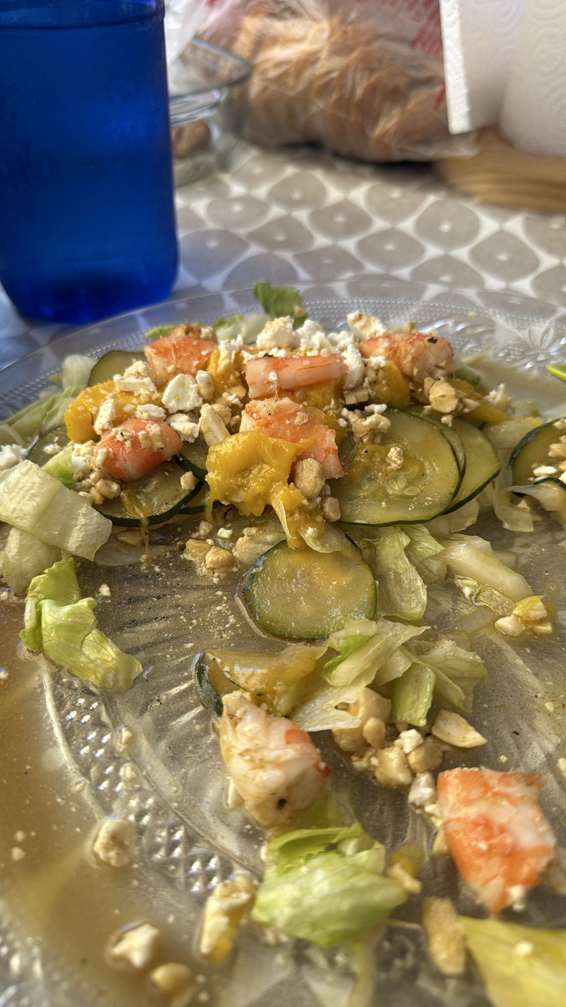 ensalada de camarón