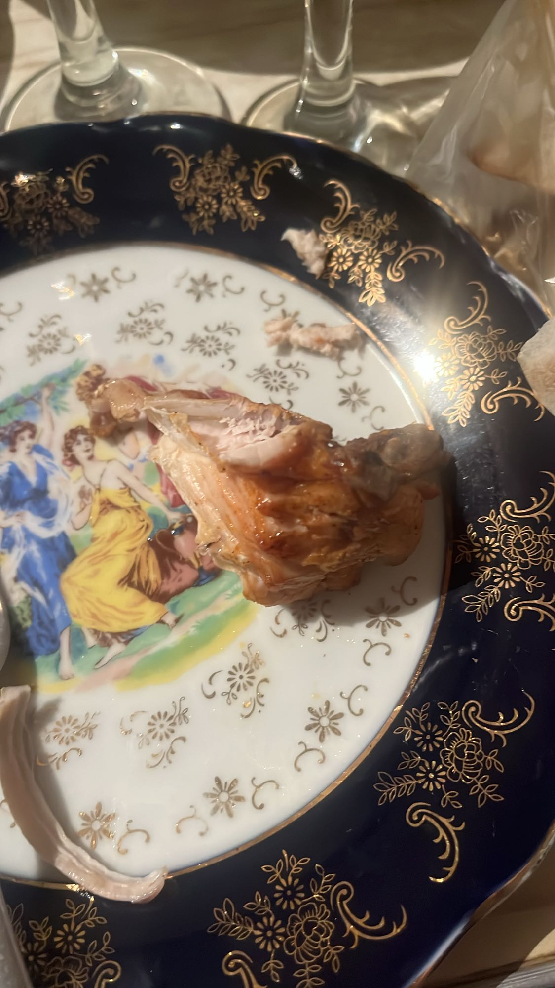 запечённая курица