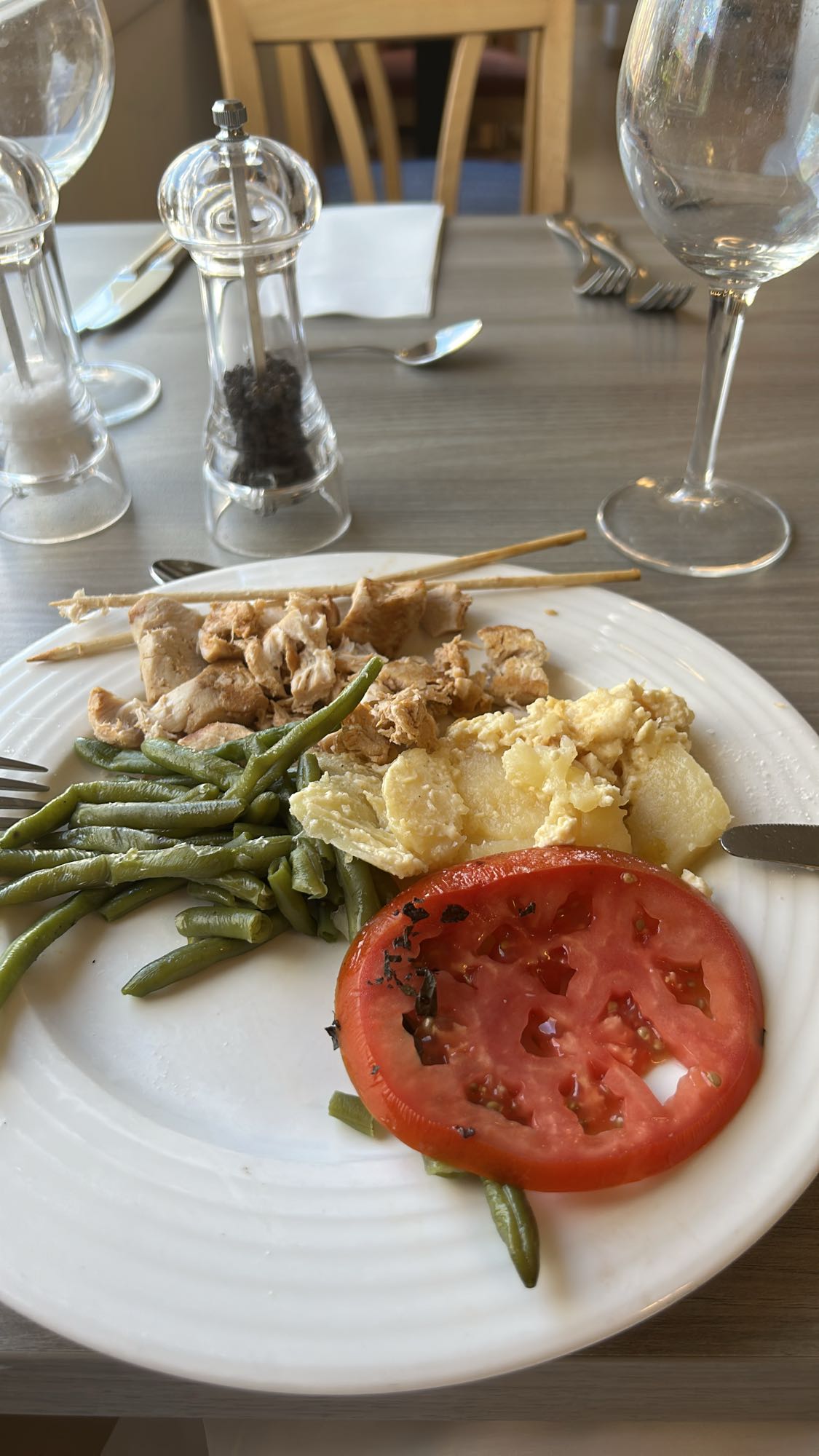 Kipspies met groenten