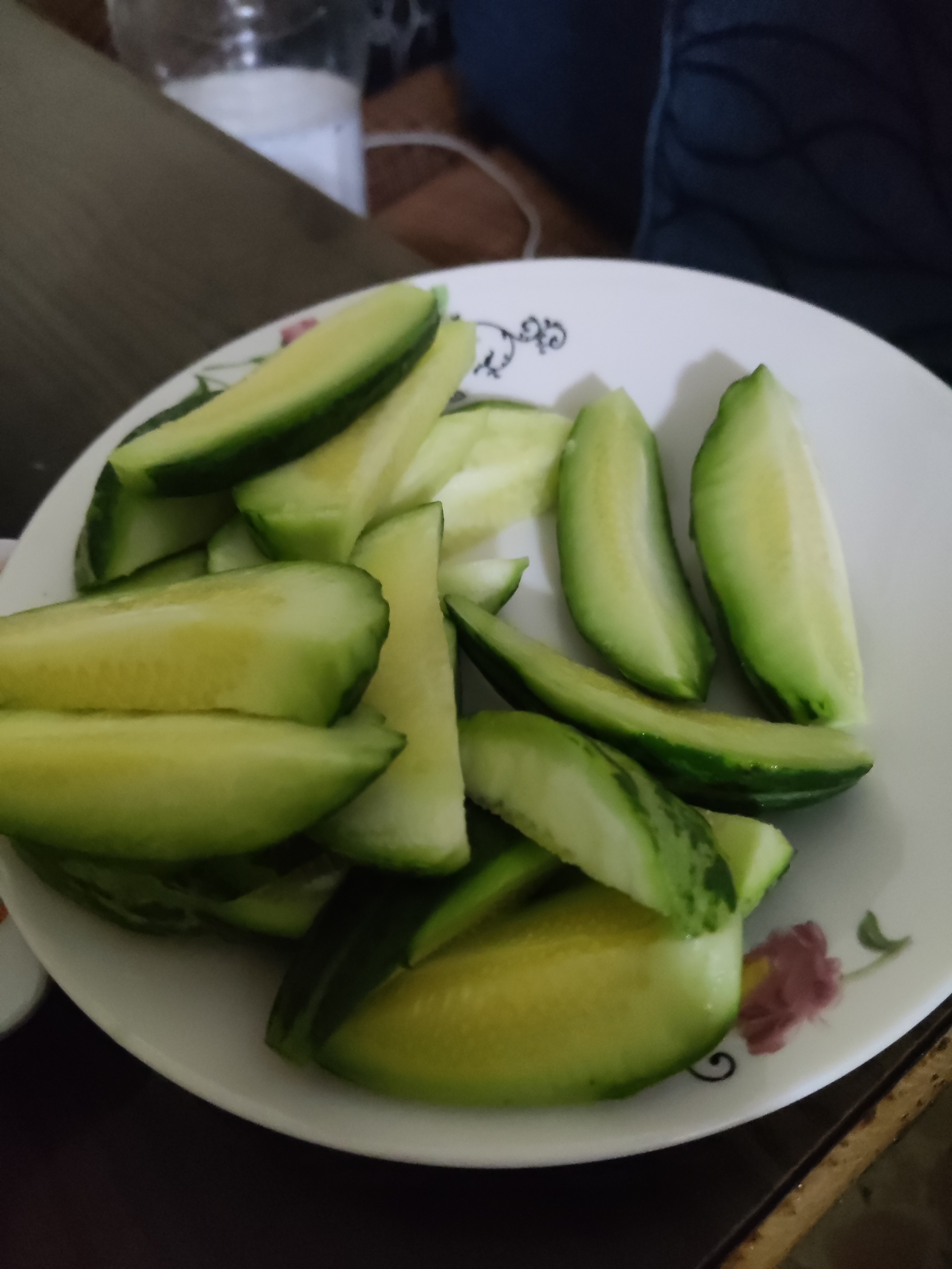 Sliced Cucumbers