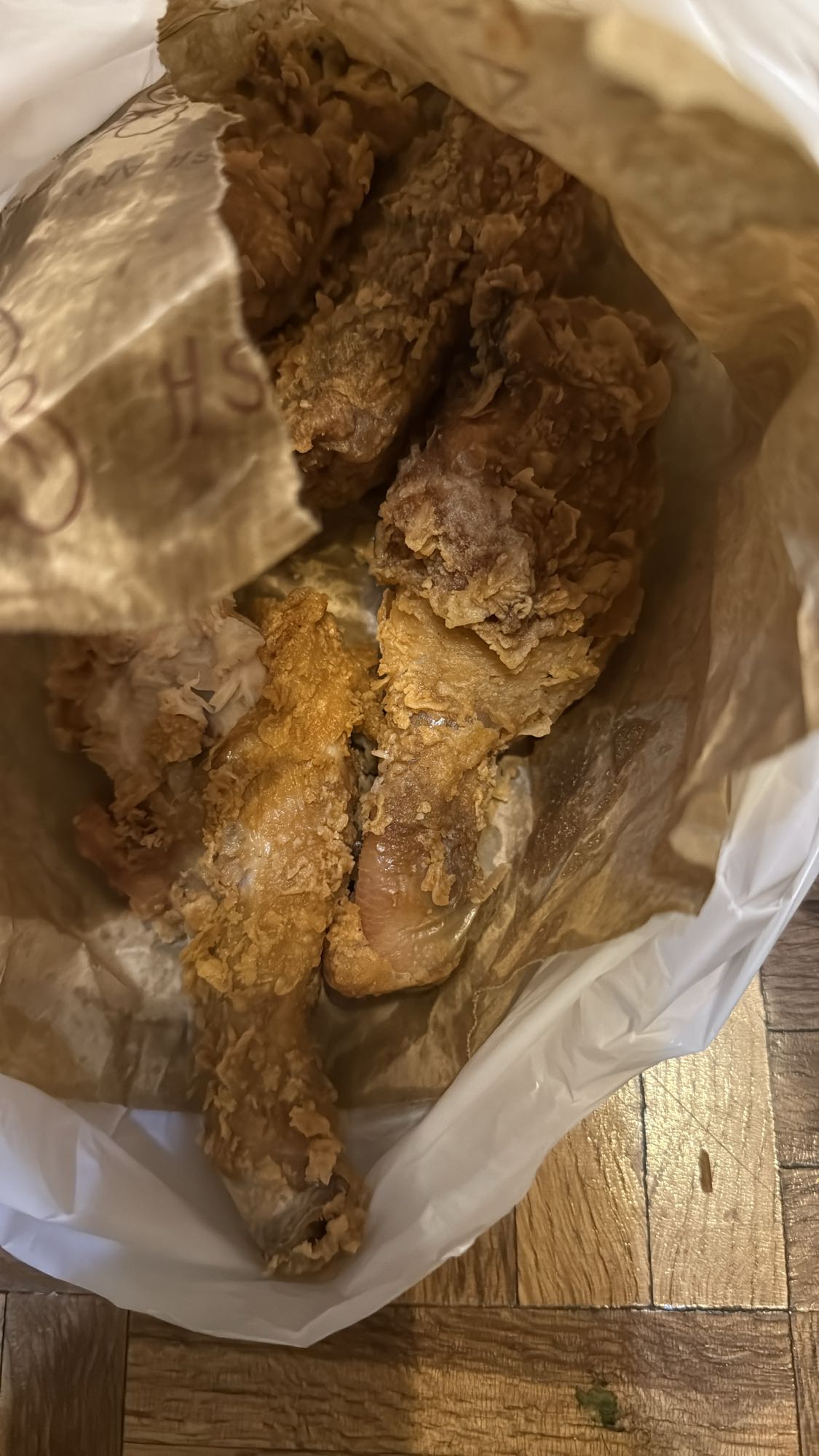 pollo frito crujiente