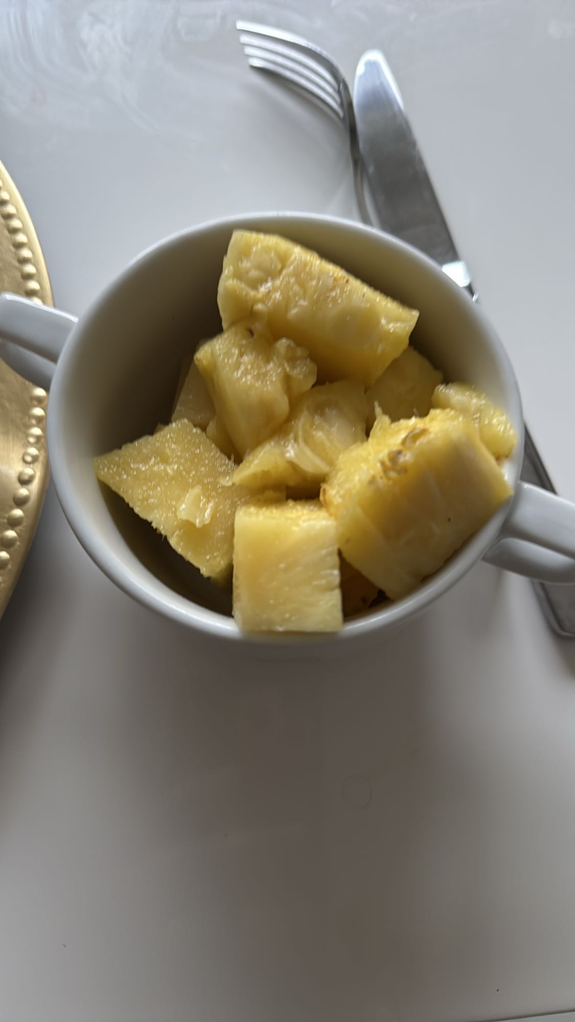 verse ananas stukjes