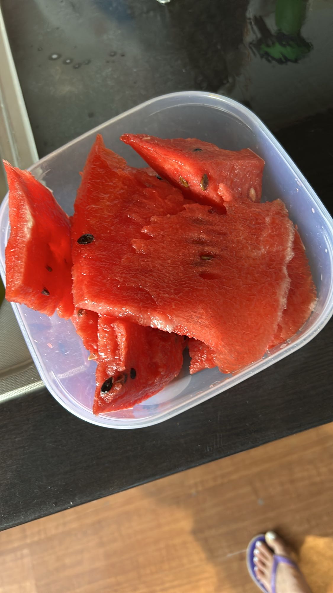 Felii de pepene roșu