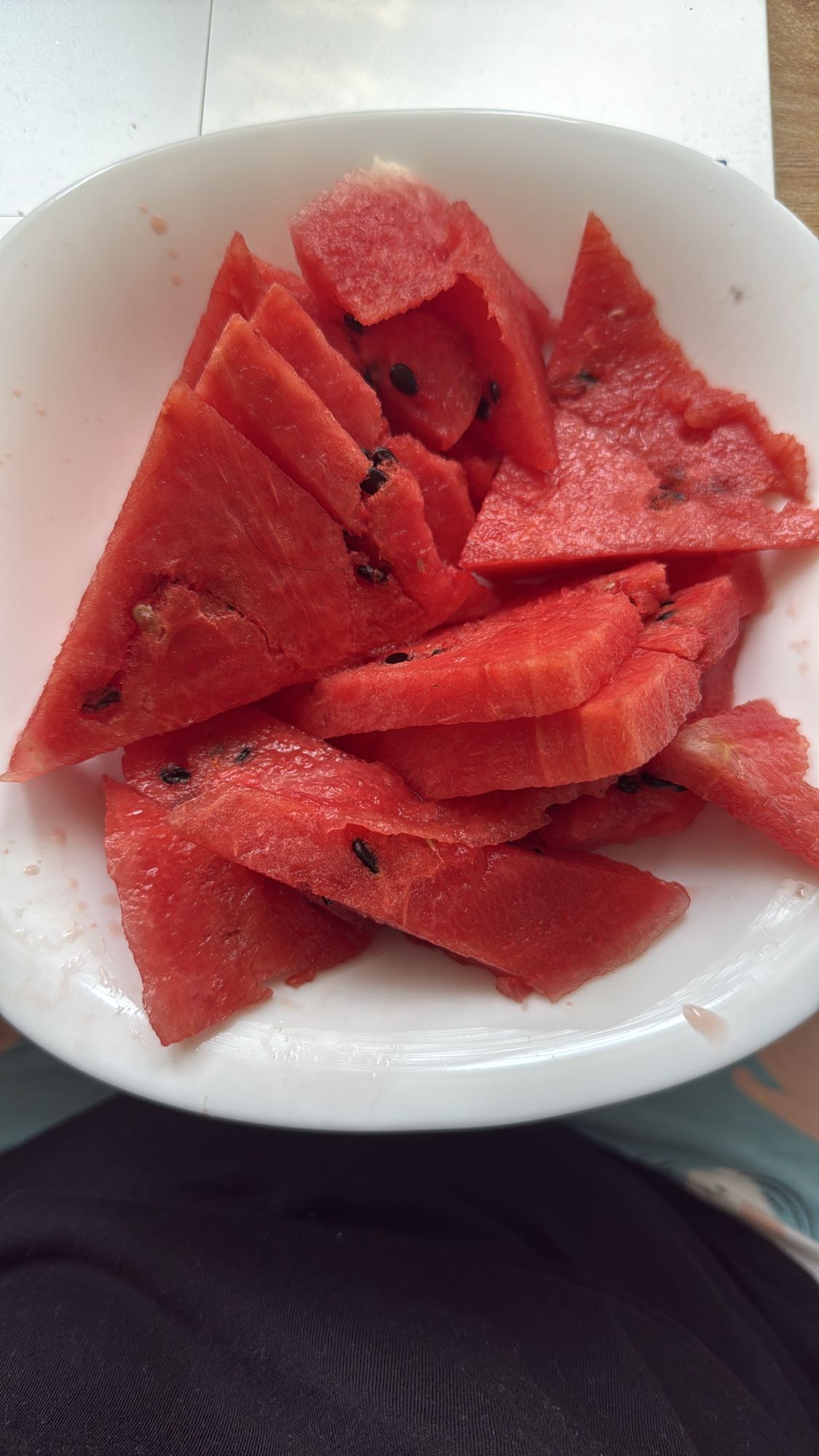 Felii de pepene roșu