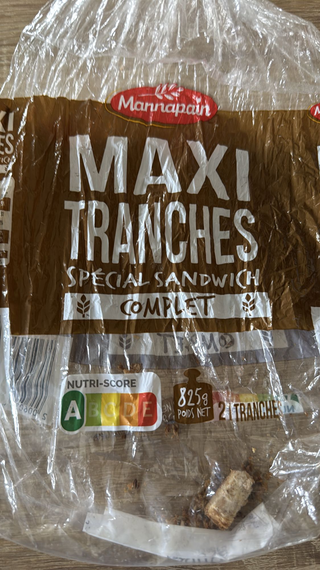 Pain complet sandwich