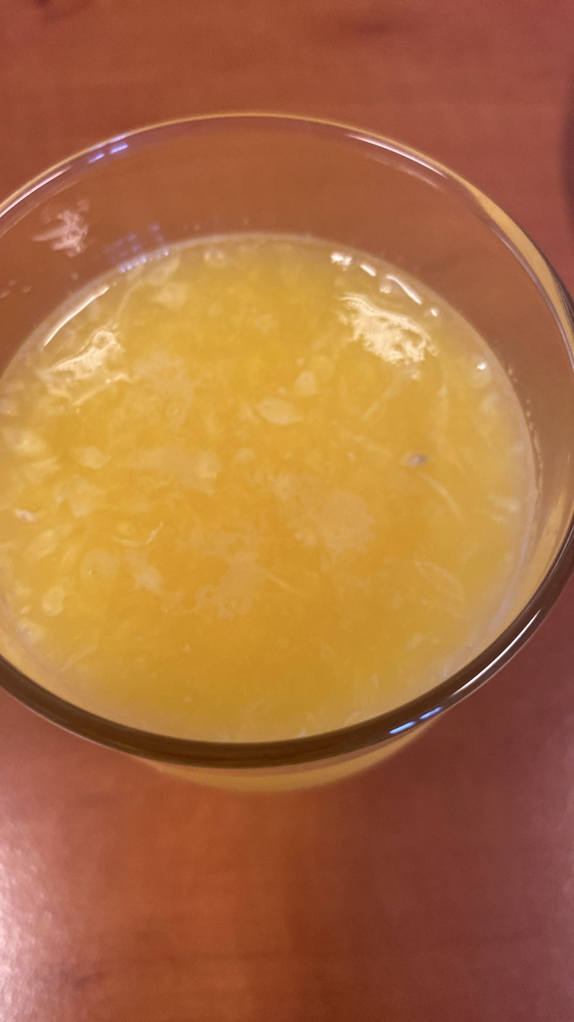 świeży sok pomarańczowy