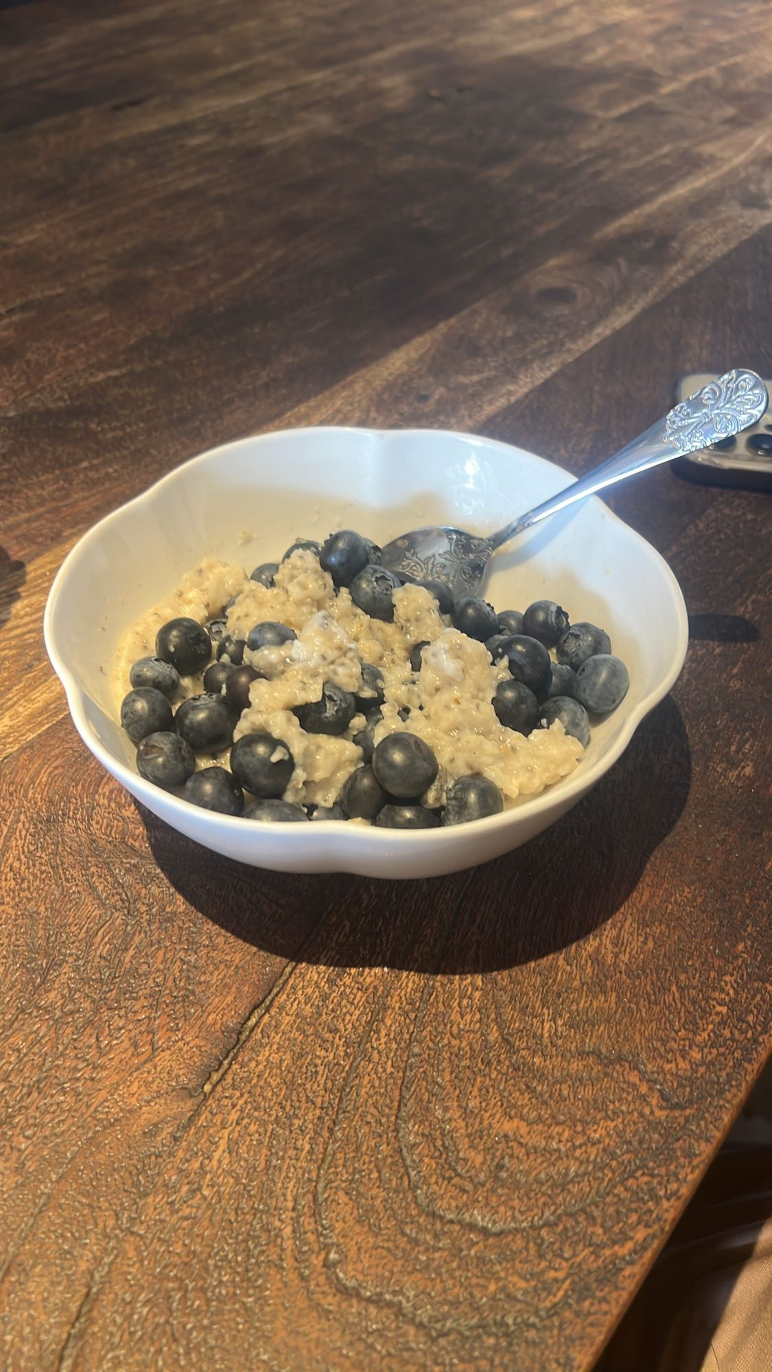 havermout met bosbessen