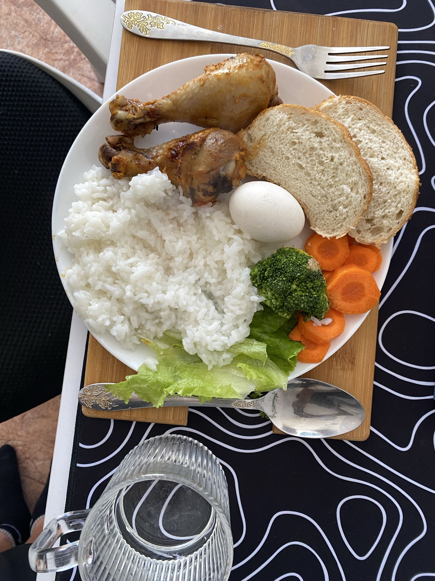 Курица с рисом и овощами