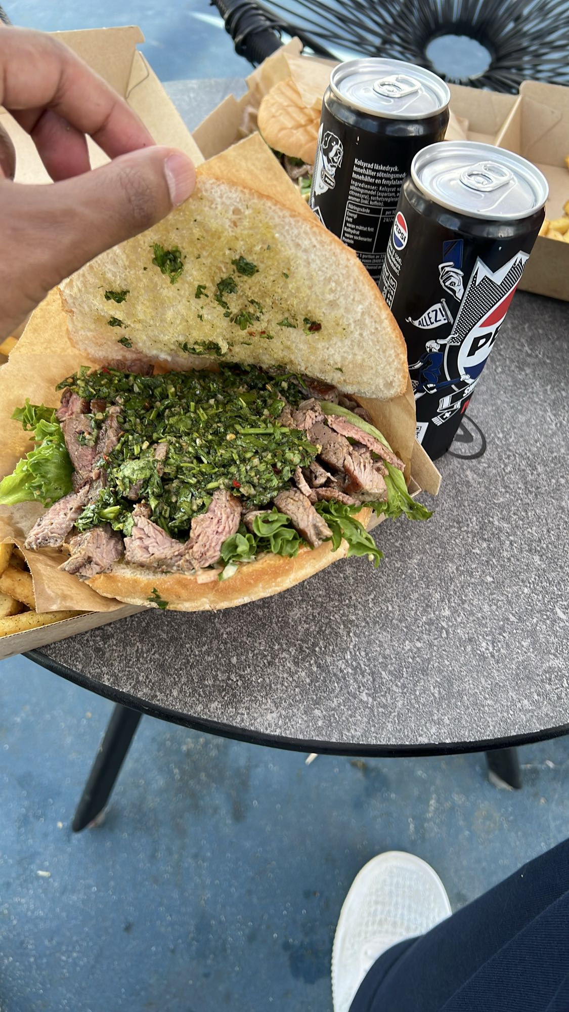 Chimichurri biffmacka