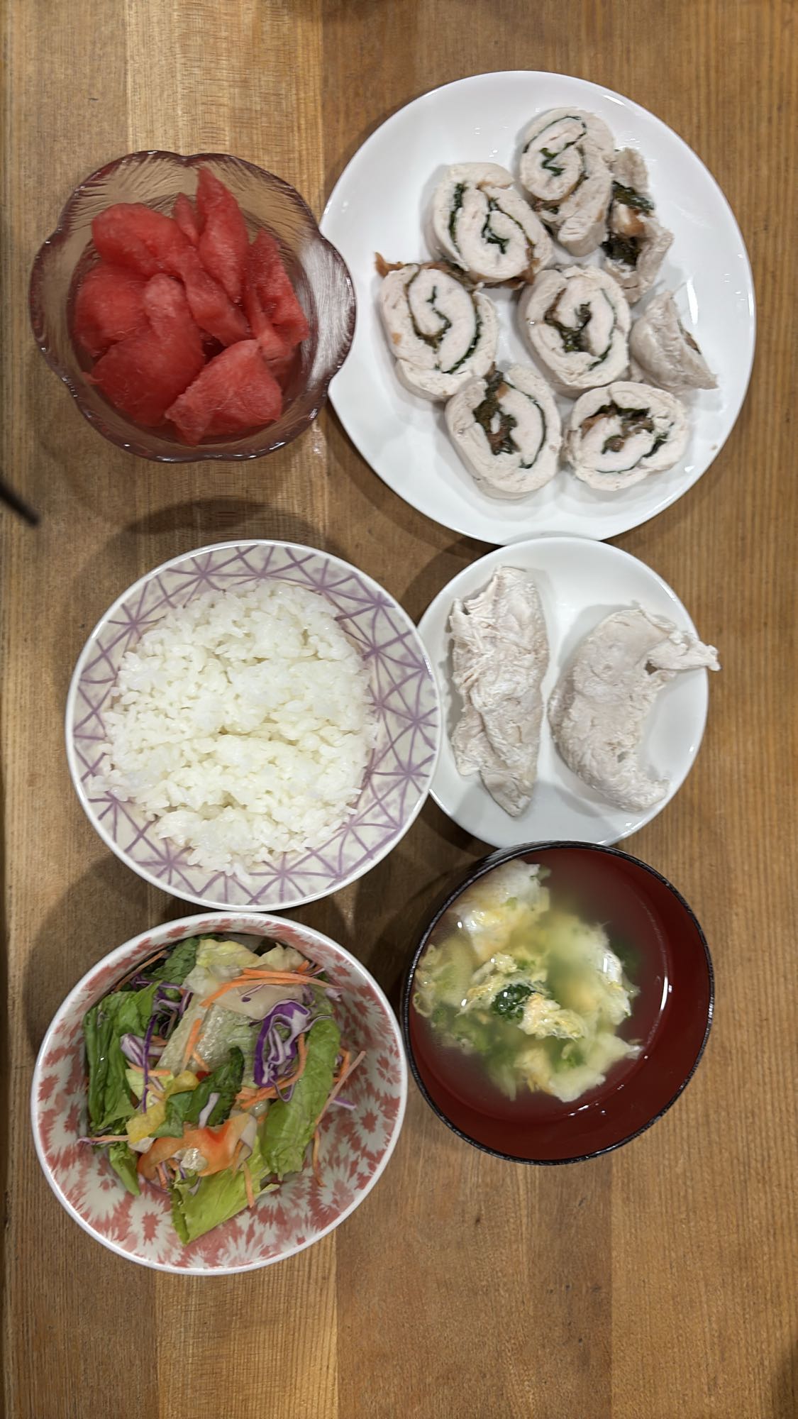 鶏肉と野菜の定食