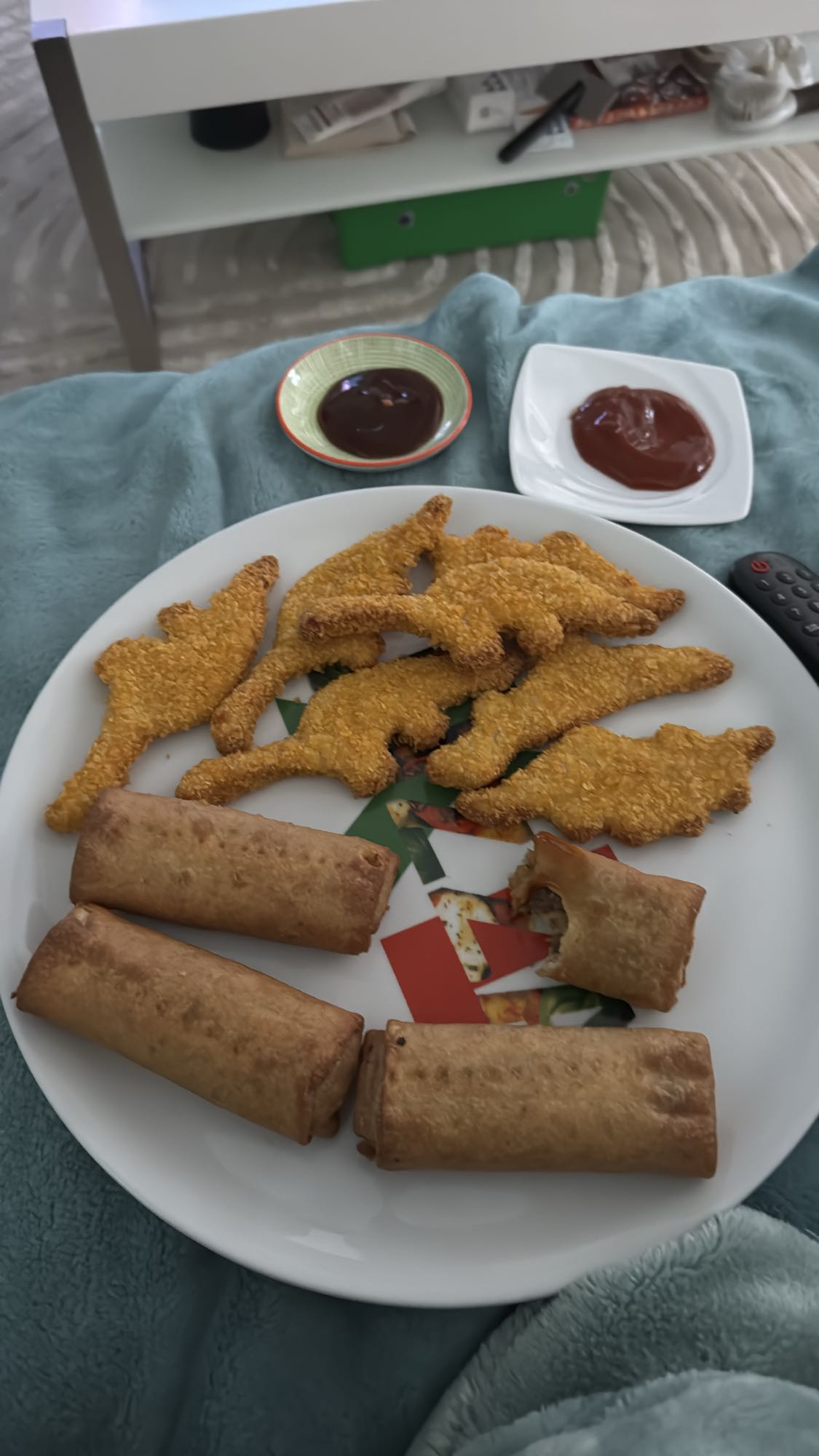 Chicken & Spring Rolls