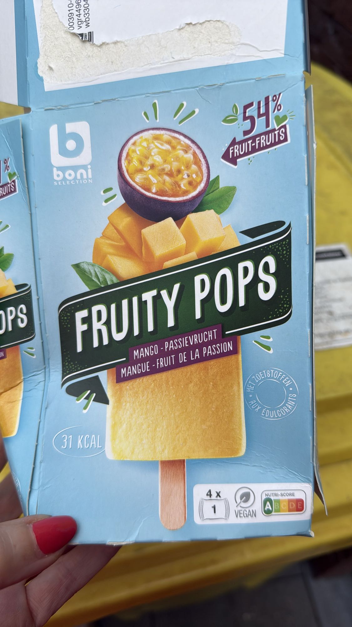 Fruity Pops mango passievrucht