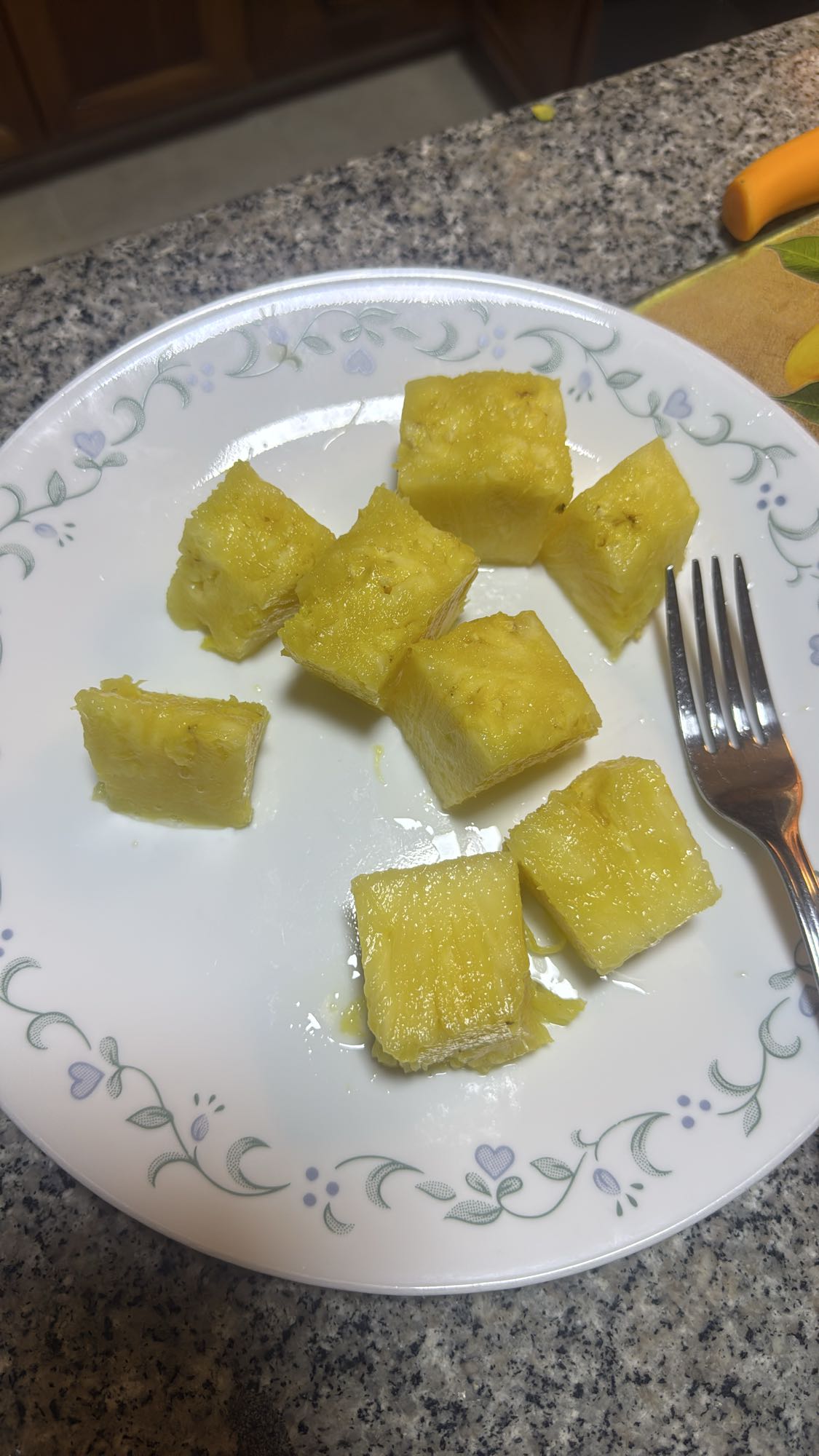 trozos de piña