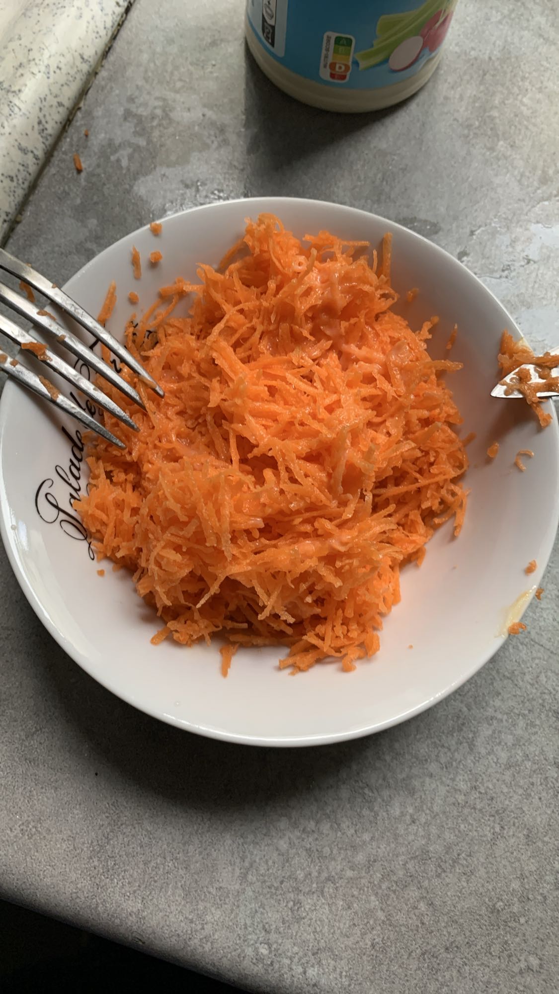 Salade de carottes râpées
