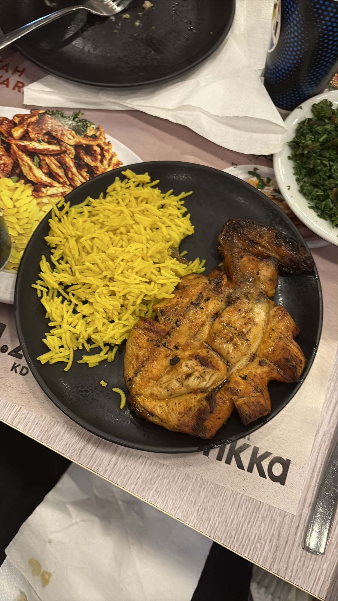 Grilled Chicken with Rice
