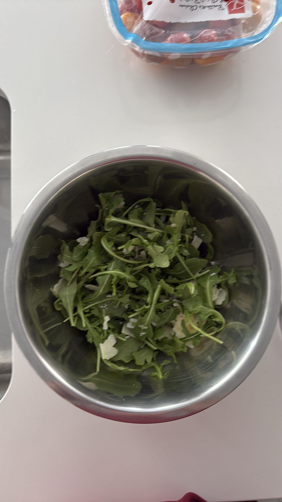 Salade roquette et parmesan