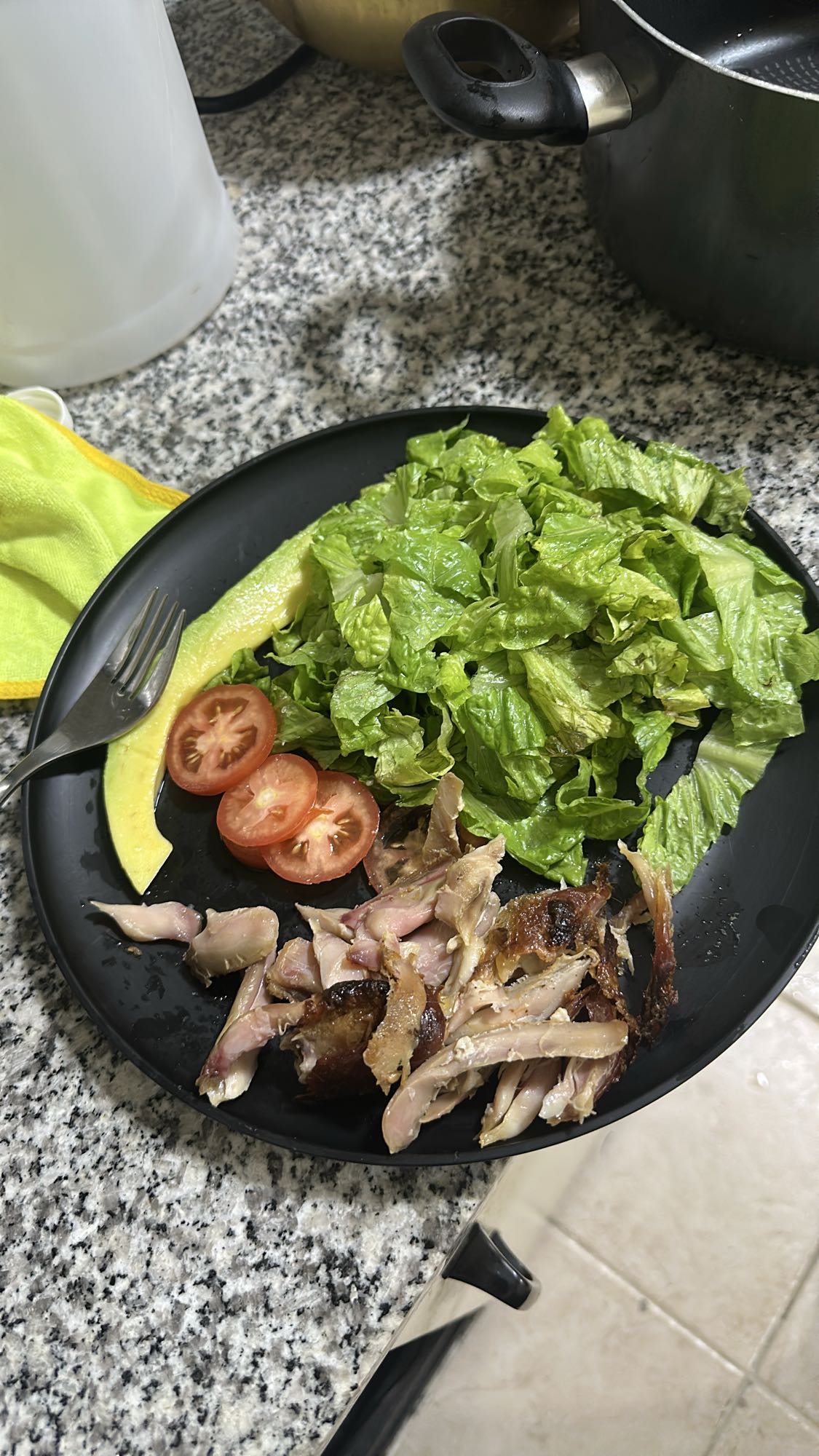 ensalada con pollo