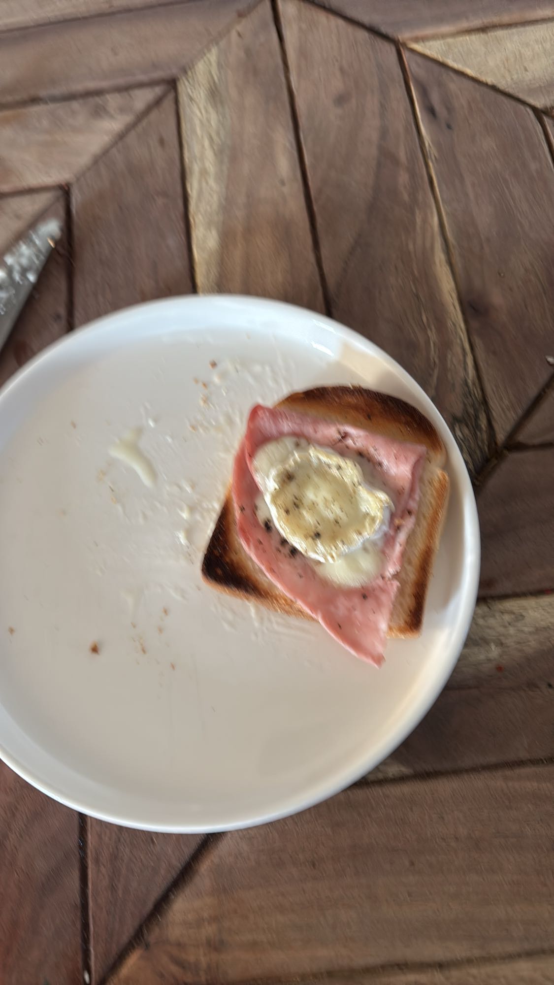 Toast jambon fromage