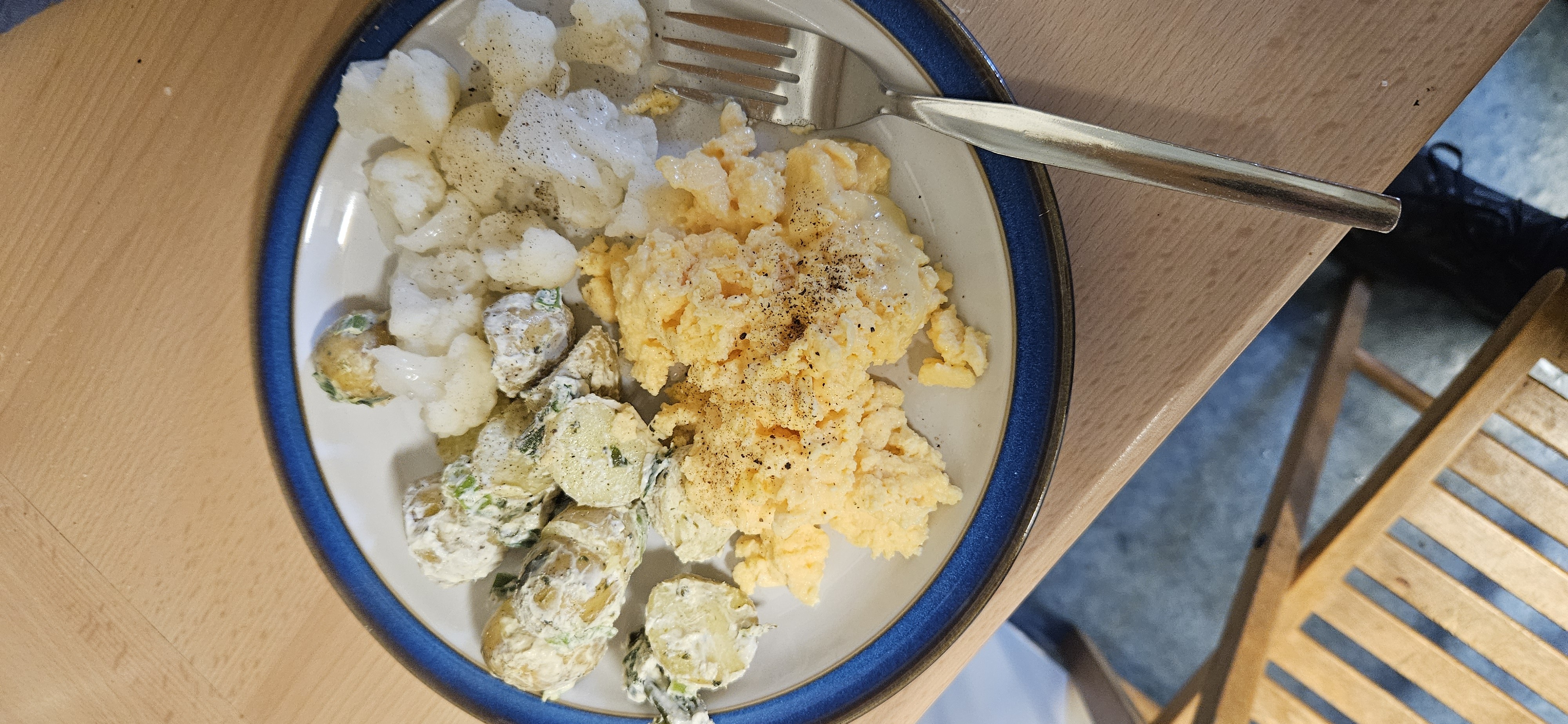 Eggs, Cauliflower, Potato Salad