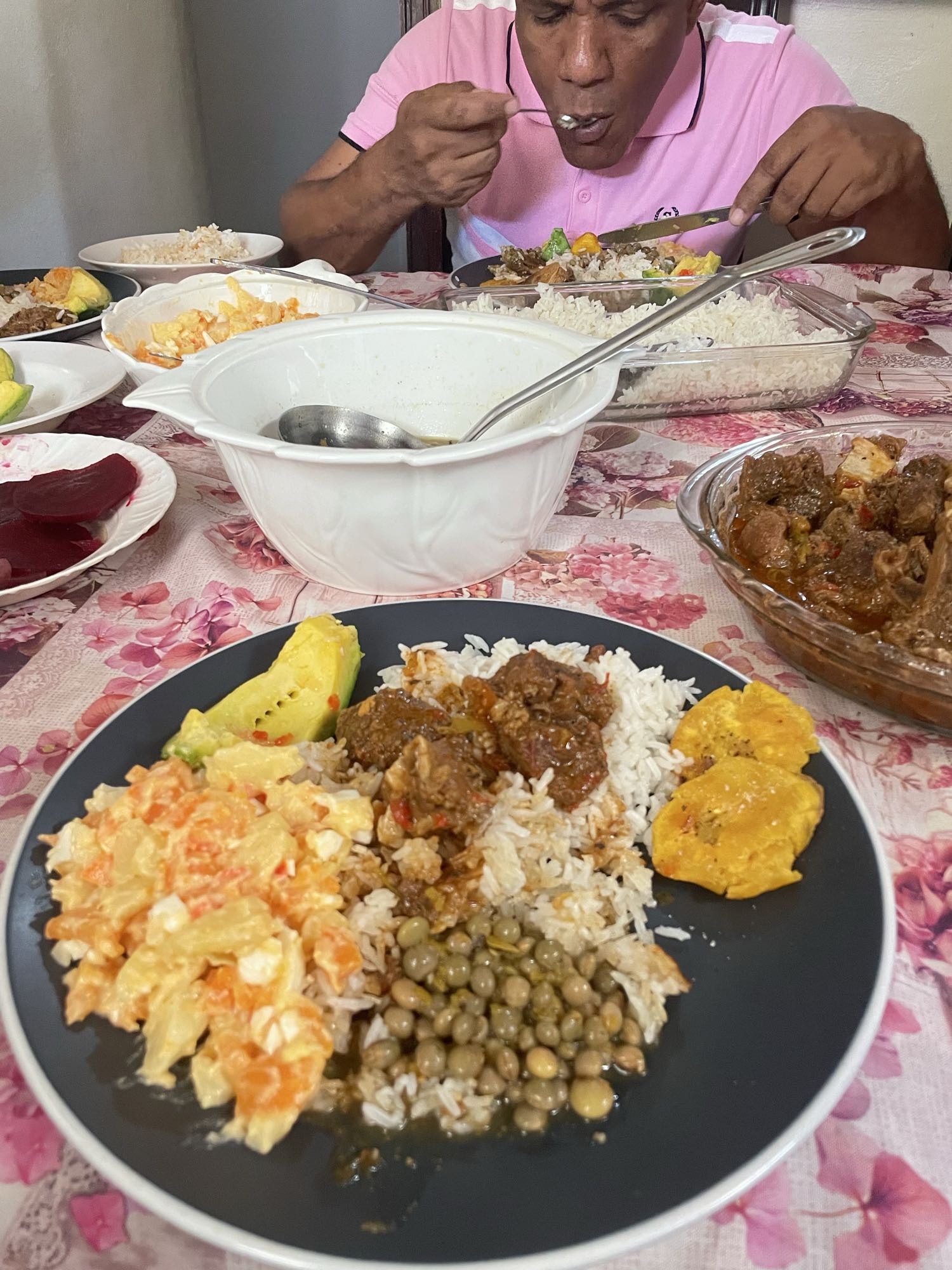 almuerzo dominicano variado