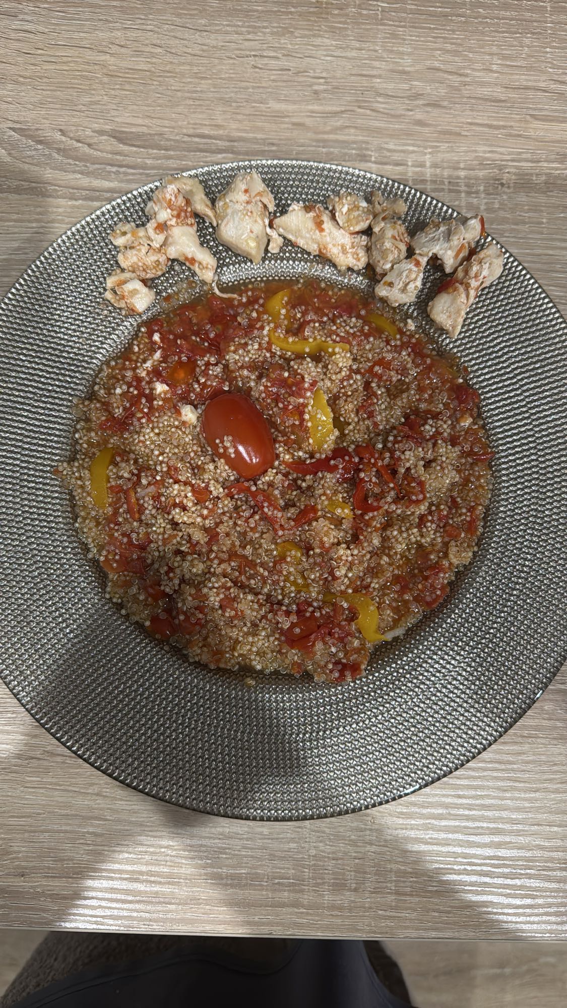 Quinoa aux légumes et poulet