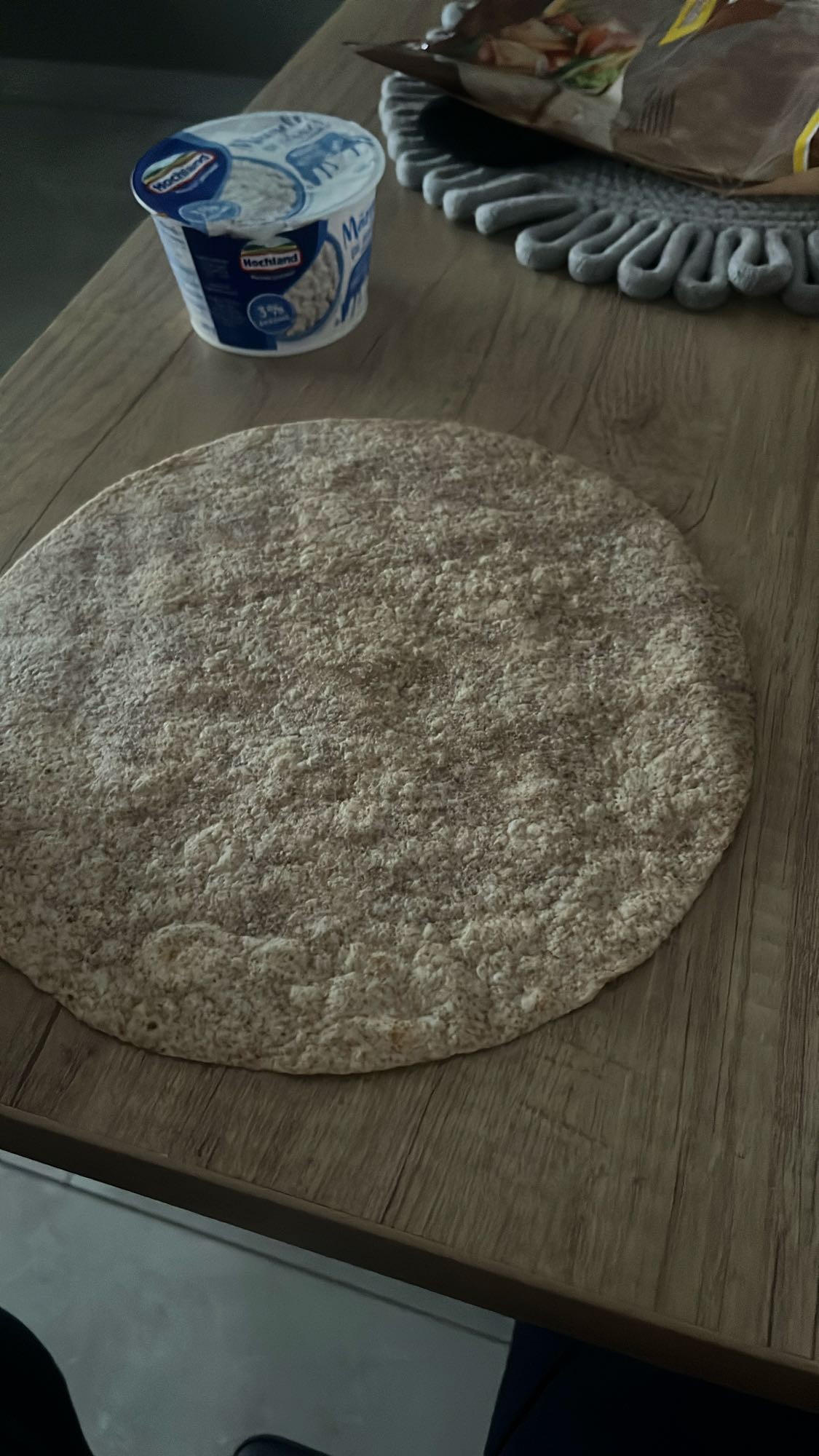 Wrap cu brânză cottage