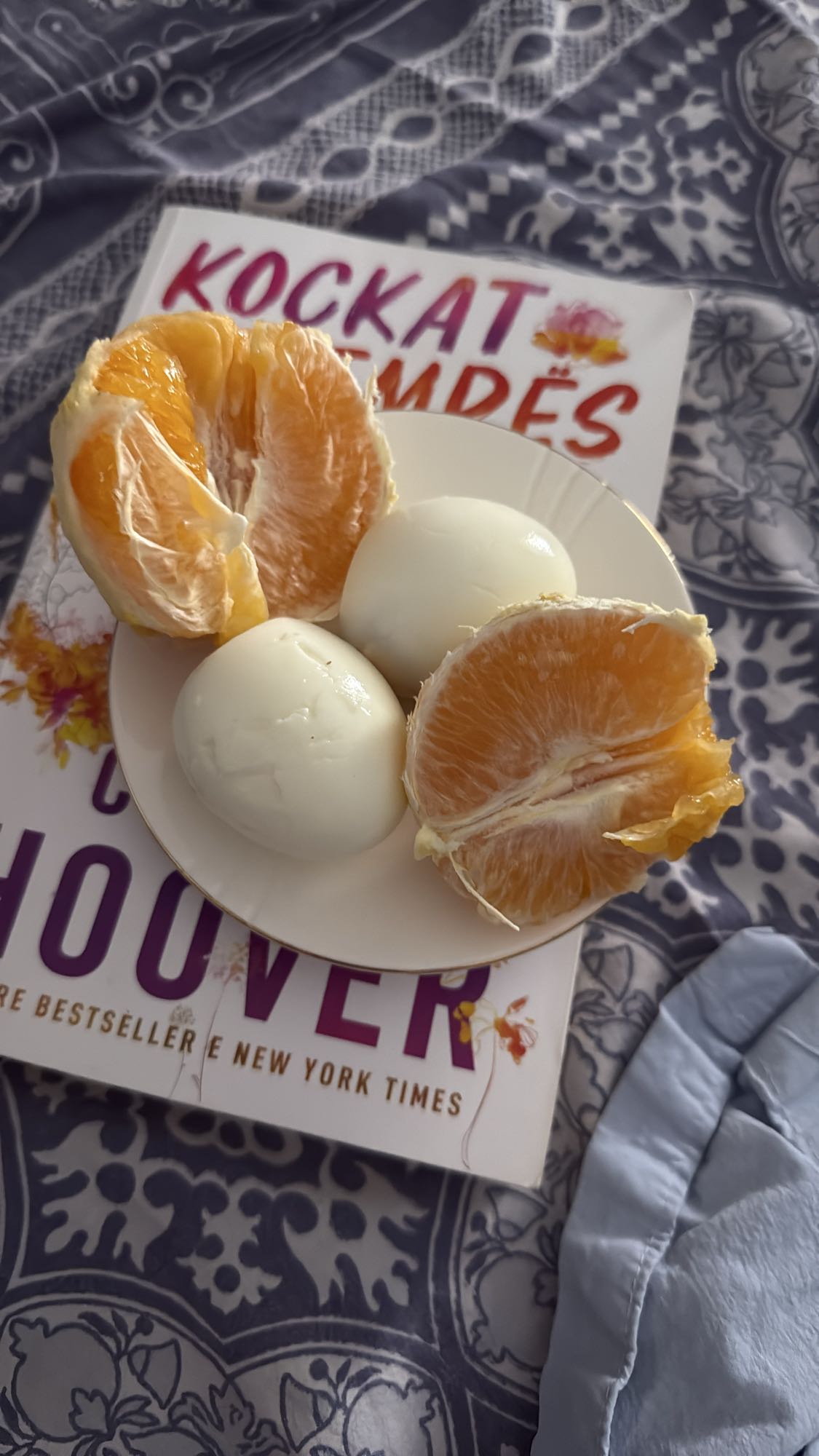 Eggs and Orange Plate