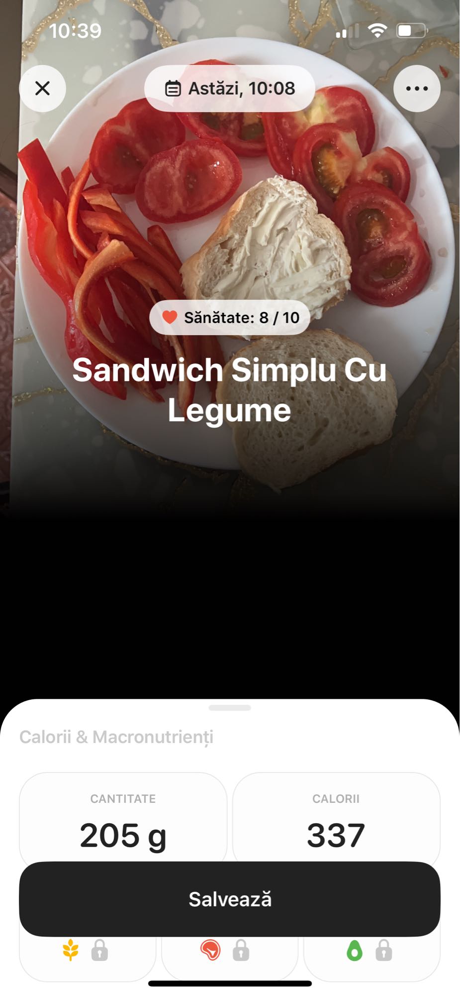 Veggie Sandwich Plate