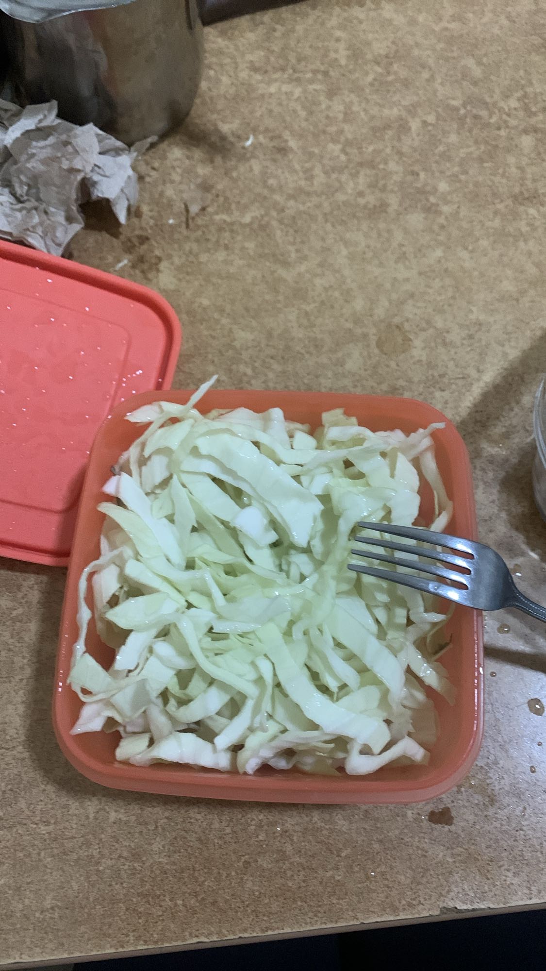 Shredded Cabbage Salad