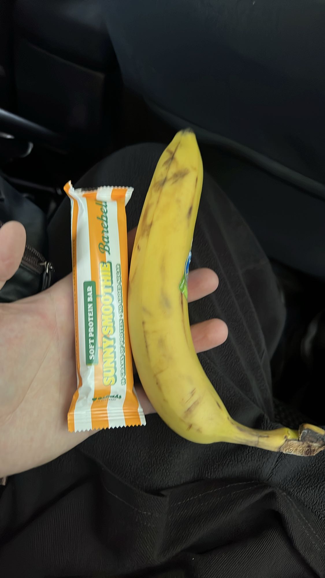 Proteinbar och banan