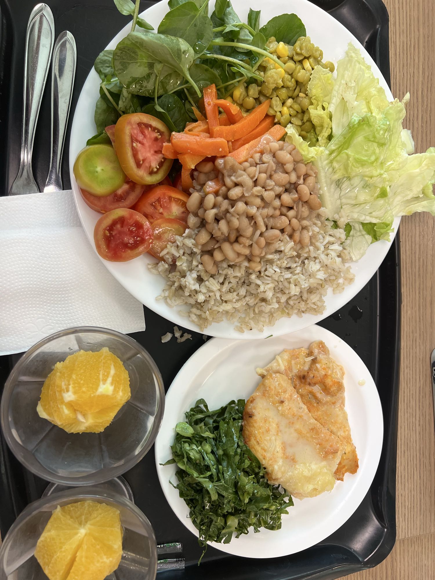 Prato saudável com frango