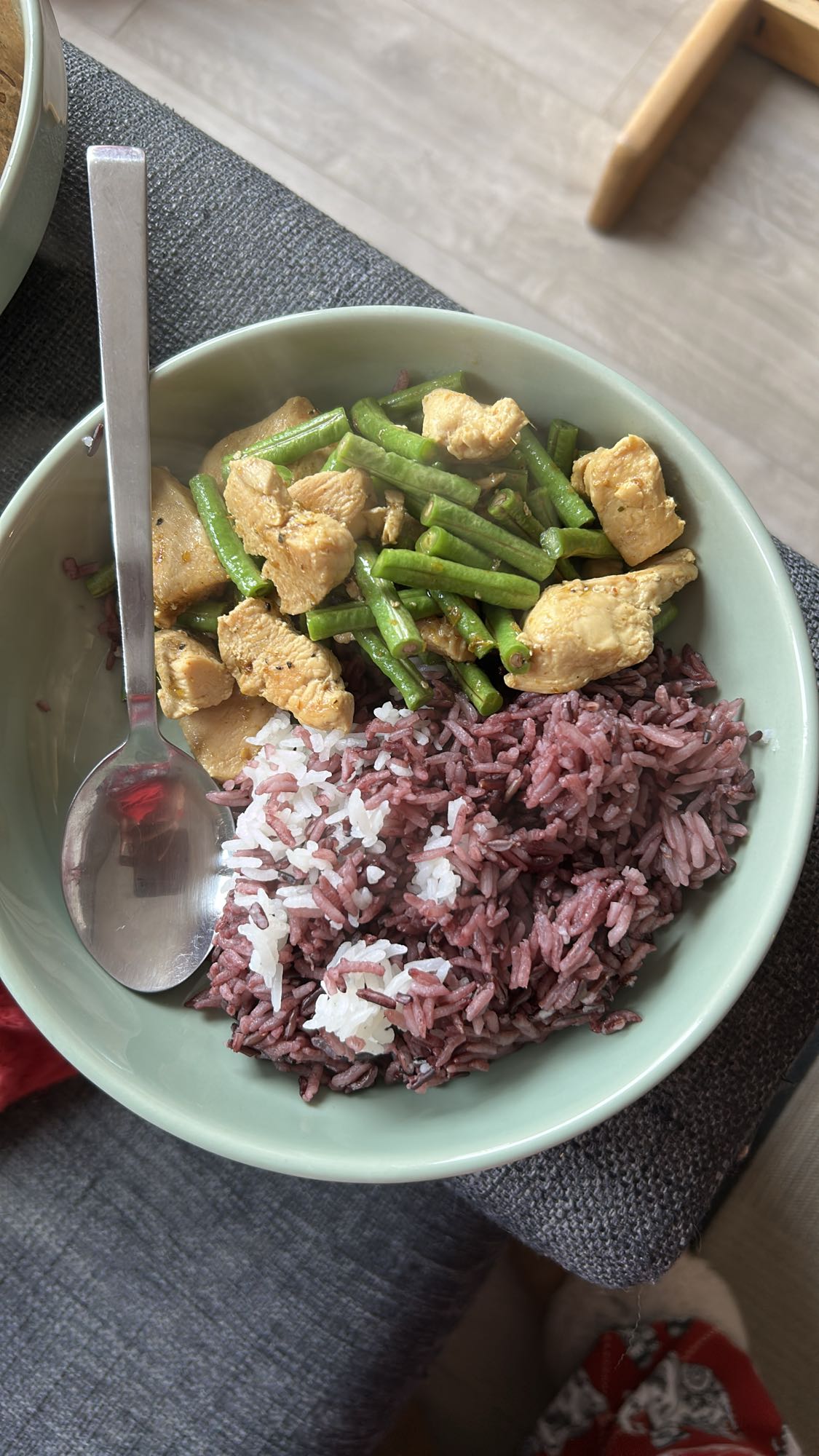 Kylling med ris og bønner