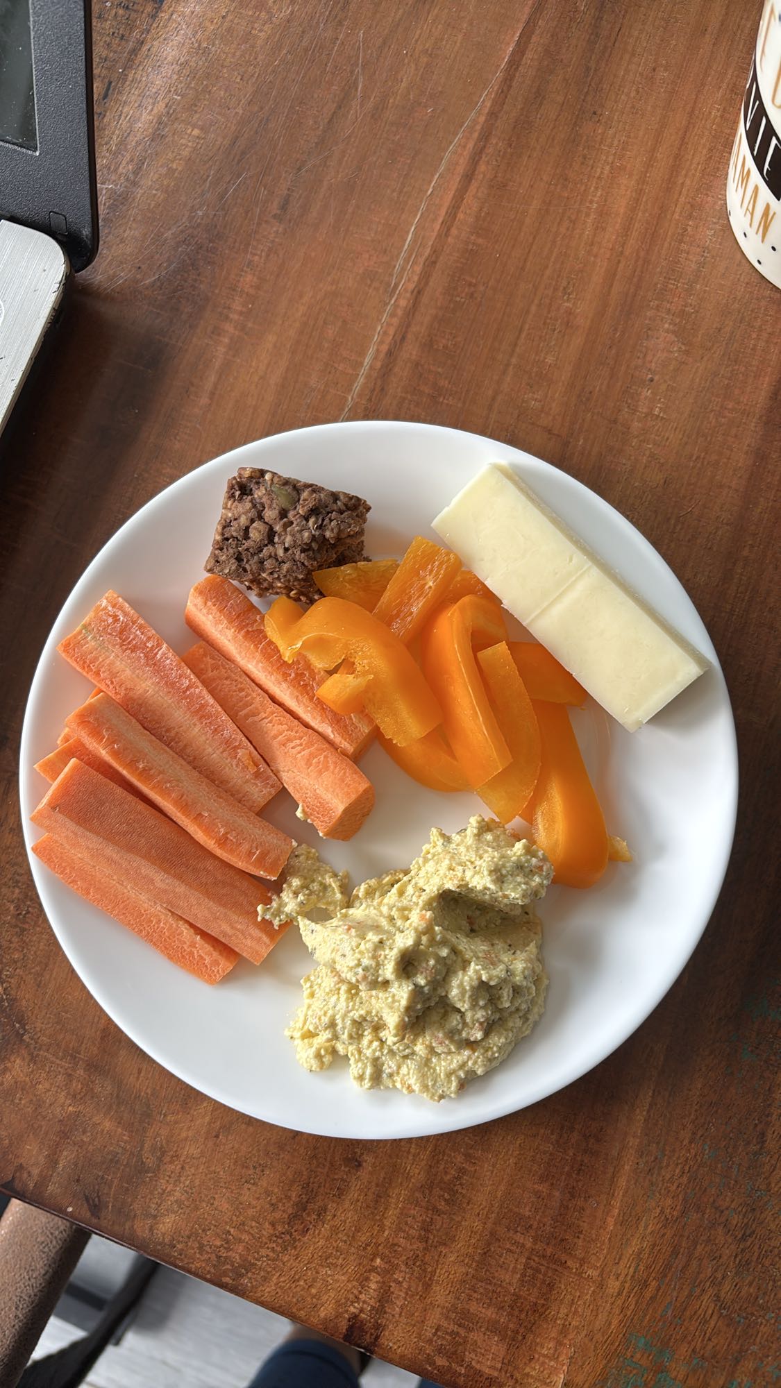 Assiette collation saine