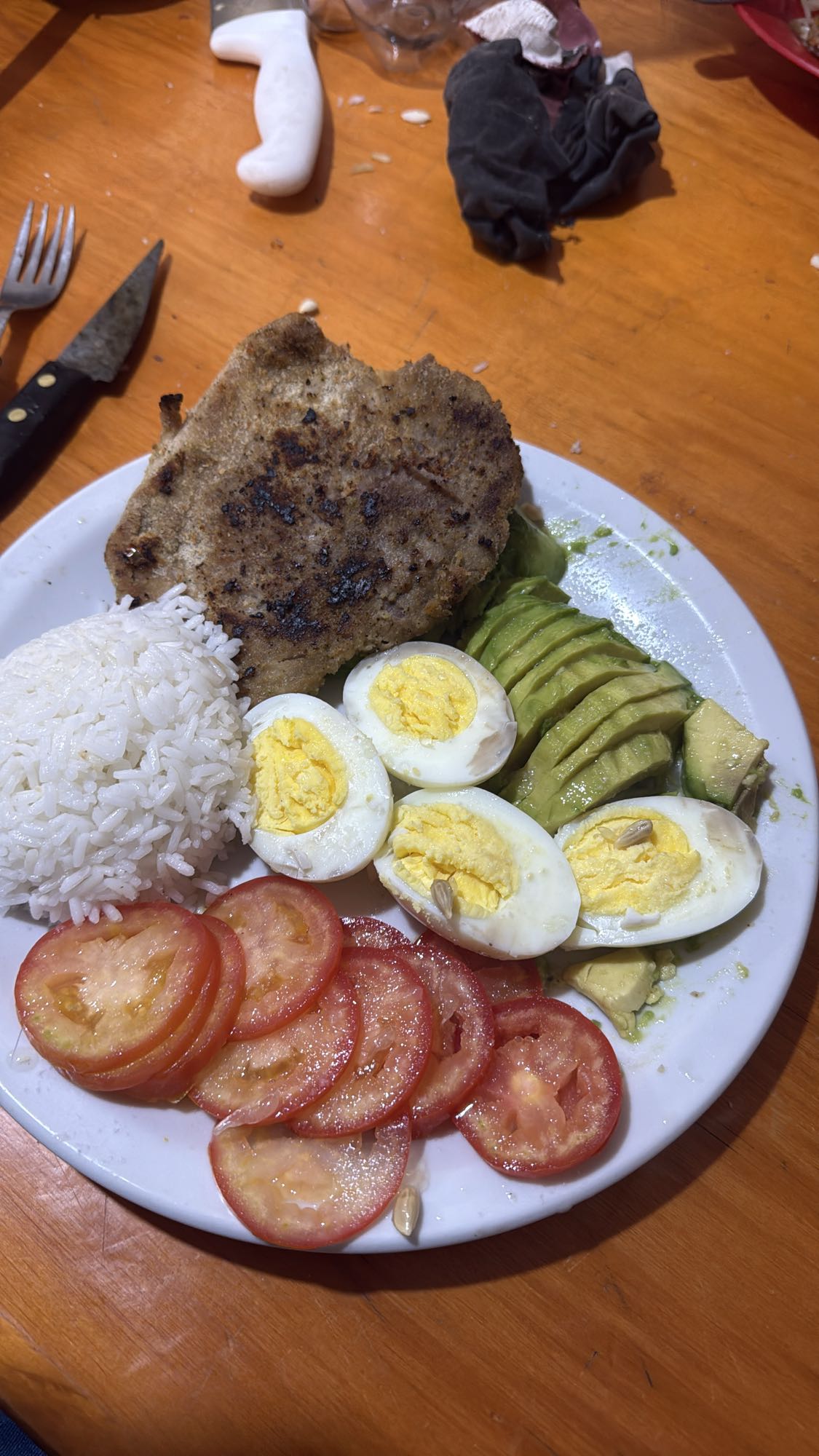 Plato variado con carne