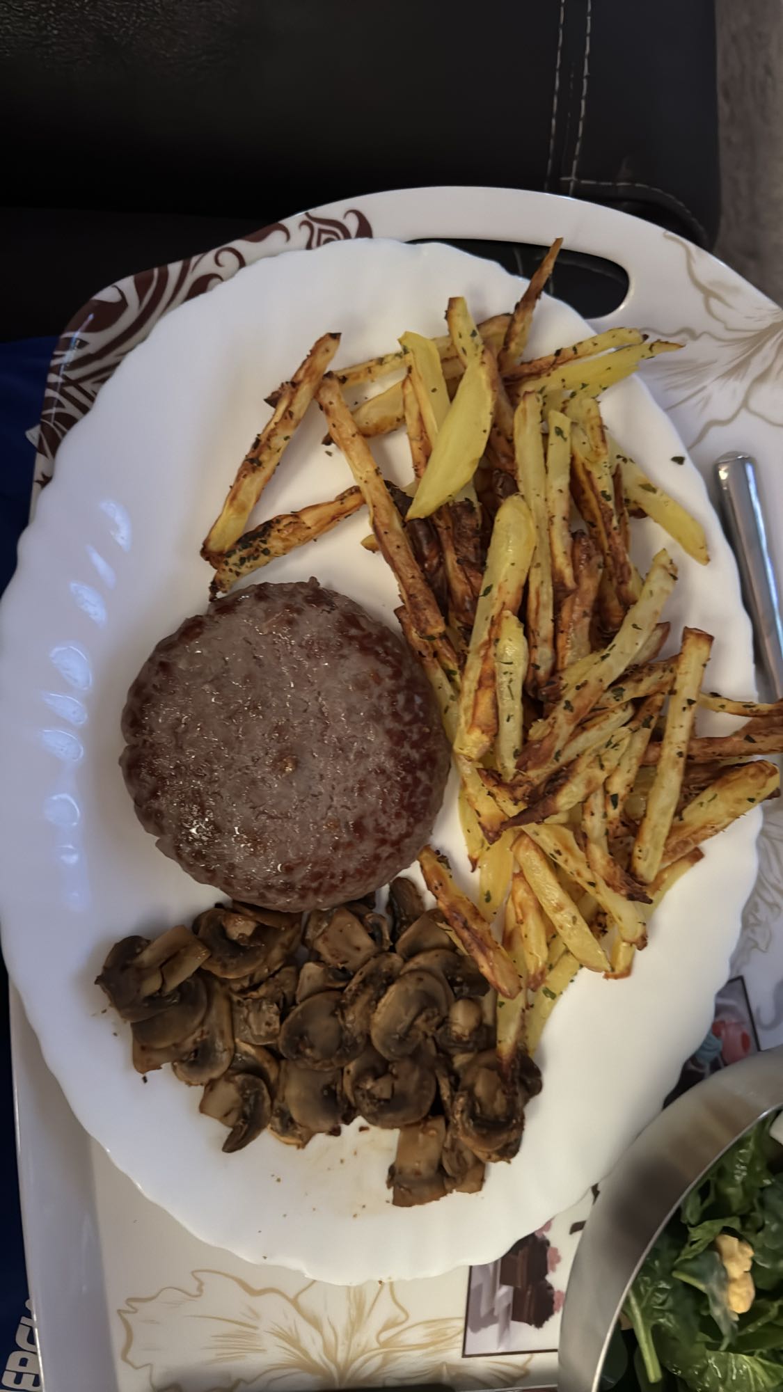 hamburguesa con papas