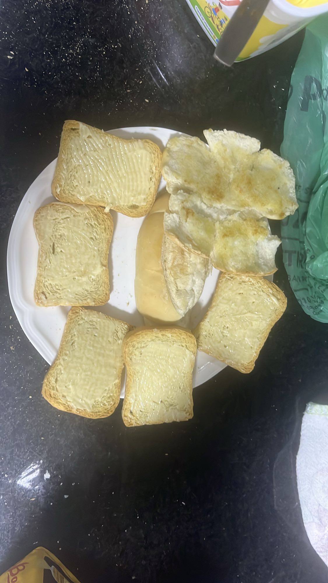 Pão com margarina