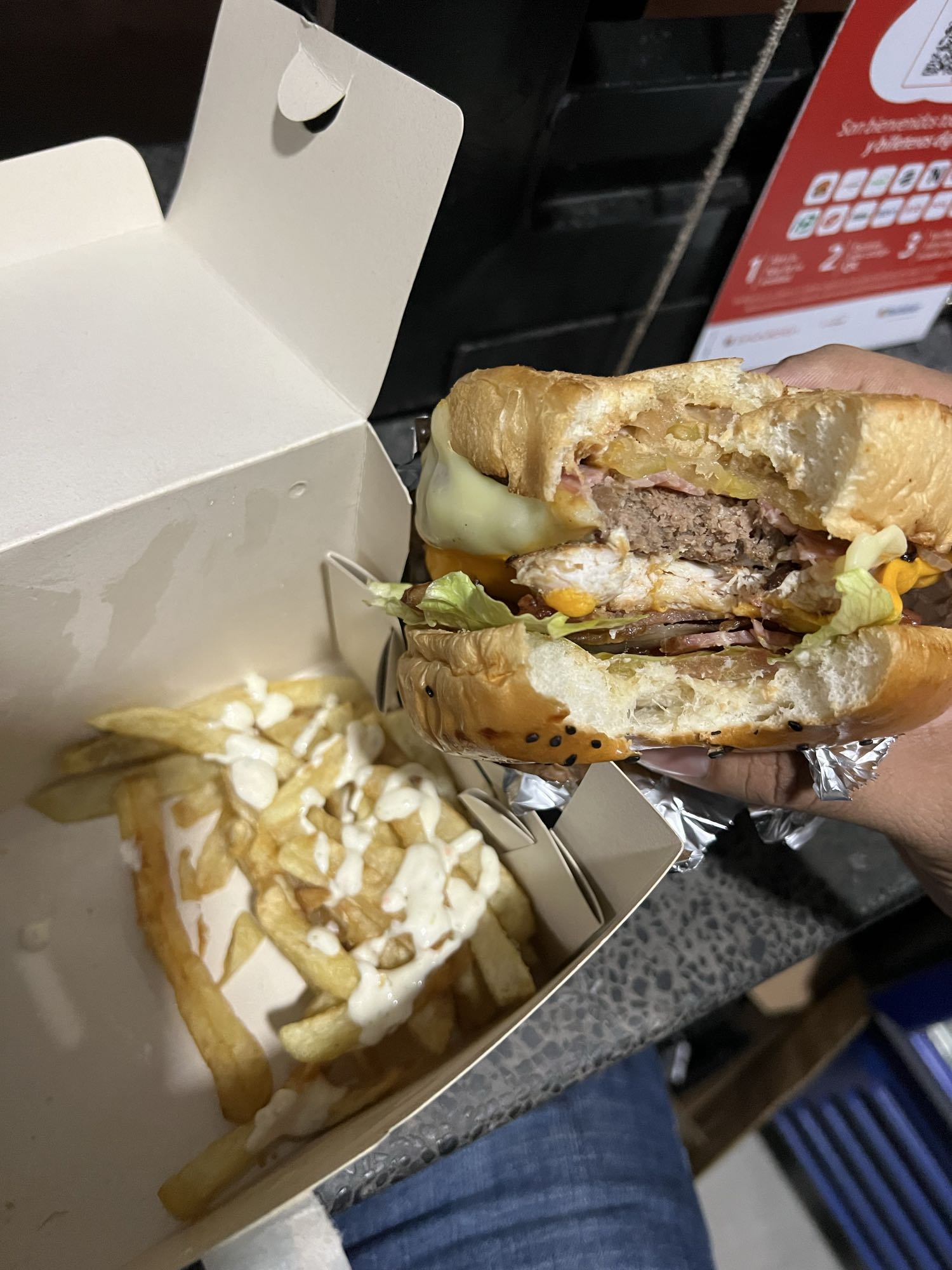 Hamburguesa con papas