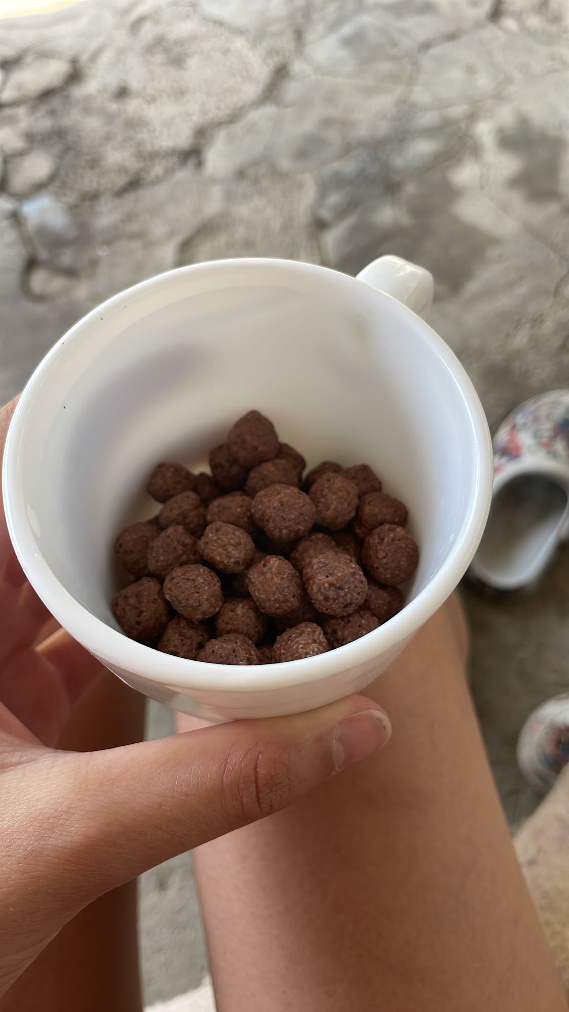 chocolate cereal cup